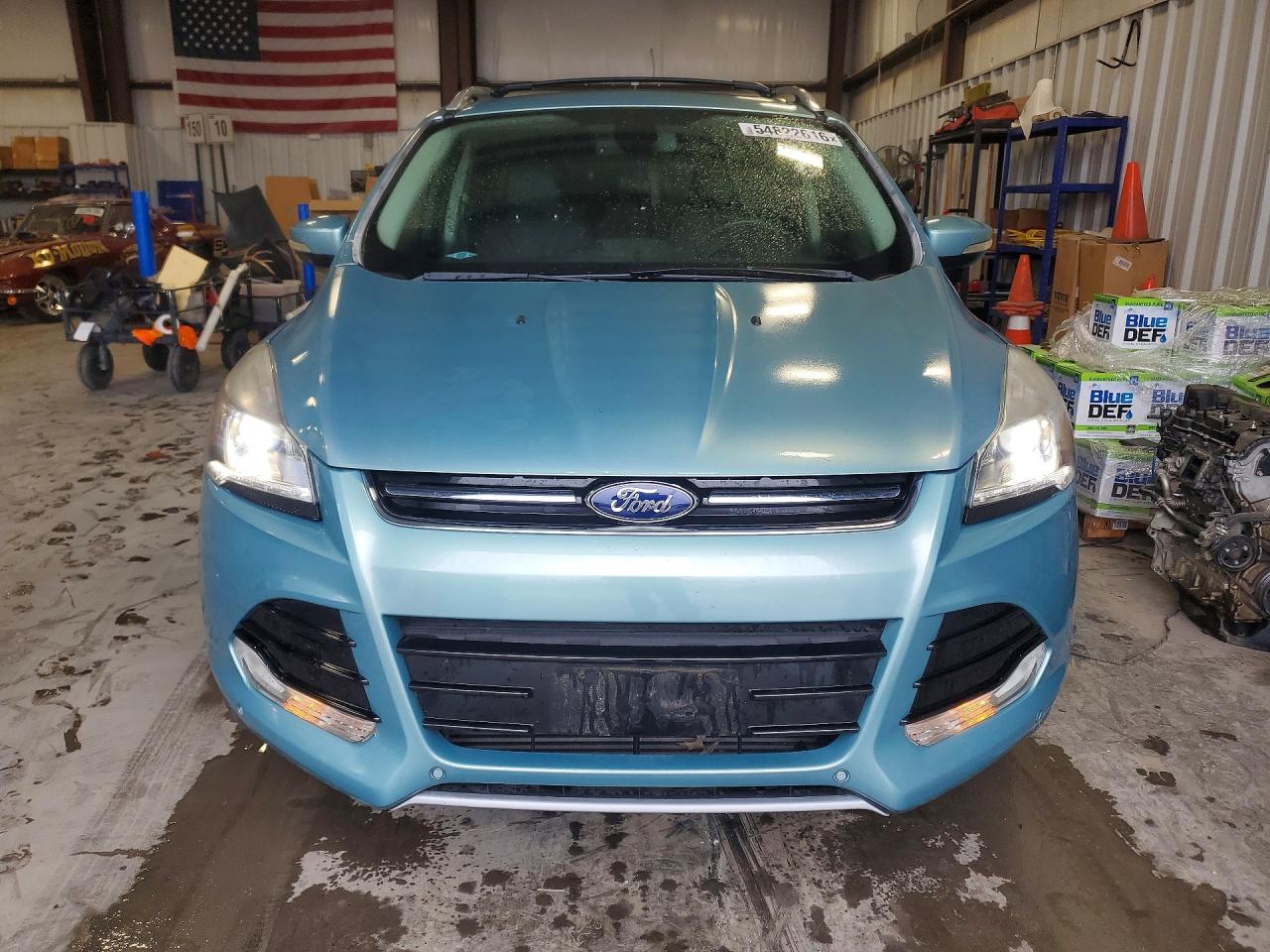 2013 Ford Escape Titanium Turquoise vin: 1FMCU9J91DUC66253