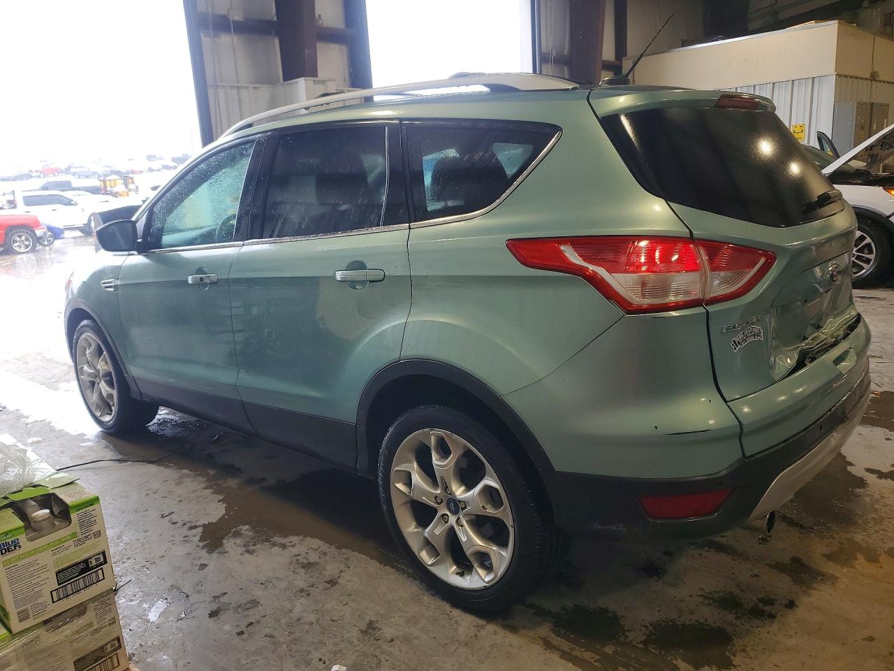 2013 Ford Escape Titanium Turquoise vin: 1FMCU9J91DUC66253