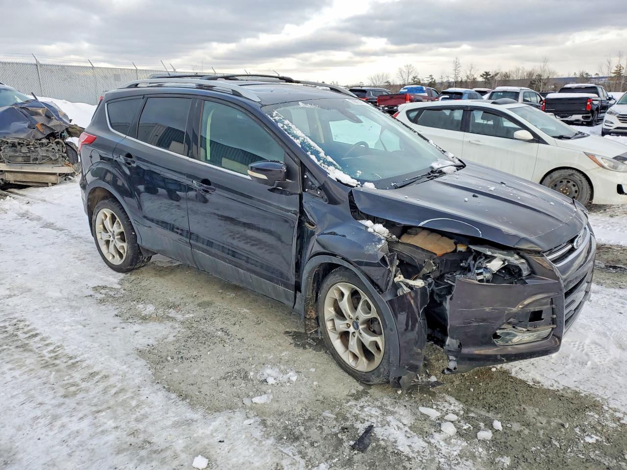 2013 Ford Escape Titanium Black vin: 1FMCU9J91DUD44062