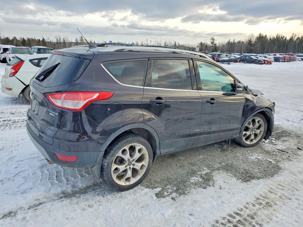 2013 Ford Escape Titanium Black vin: 1FMCU9J91DUD44062