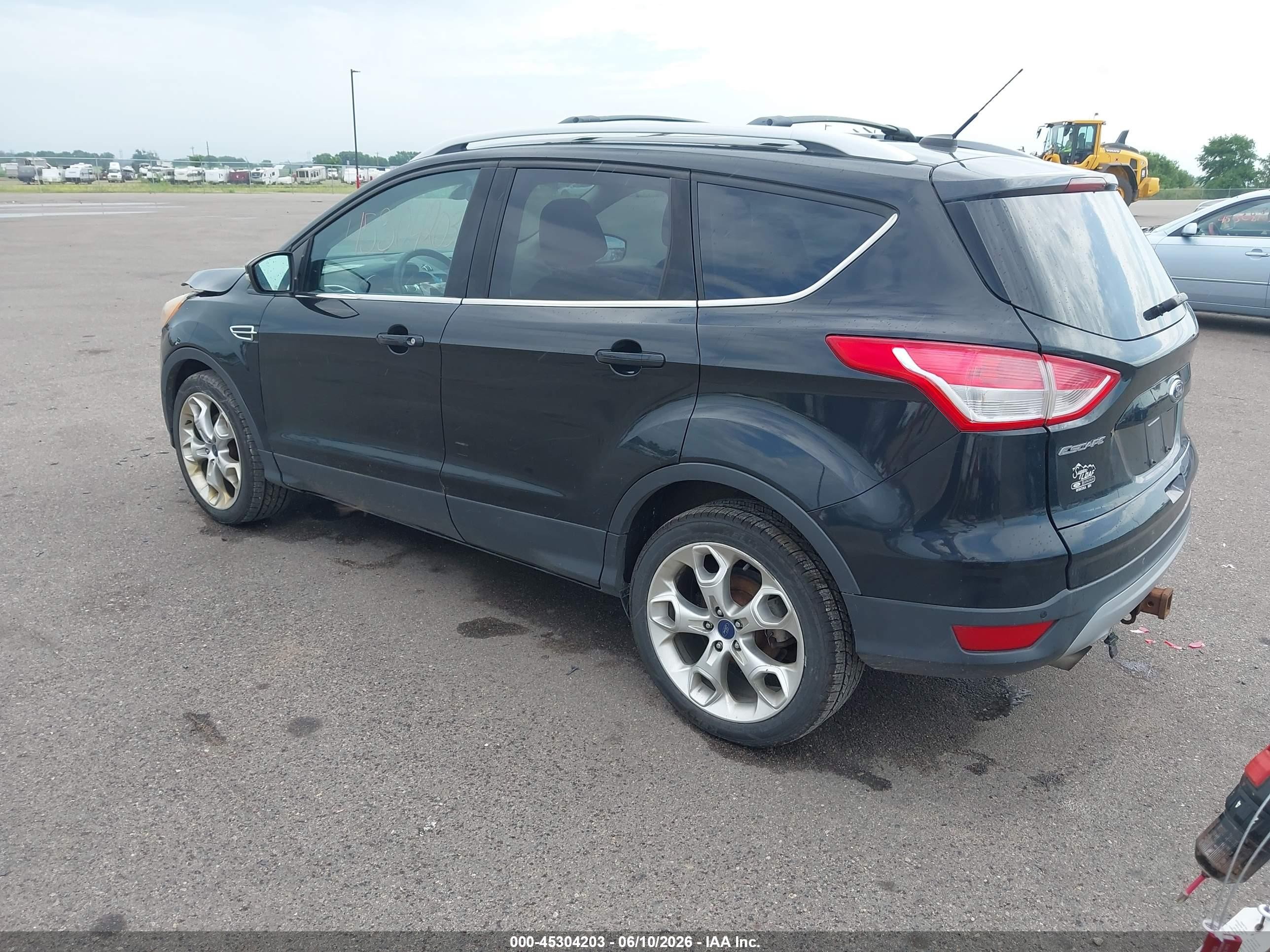 2013 Ford Escape Titanium Black vin: 1FMCU9J91DUD54512