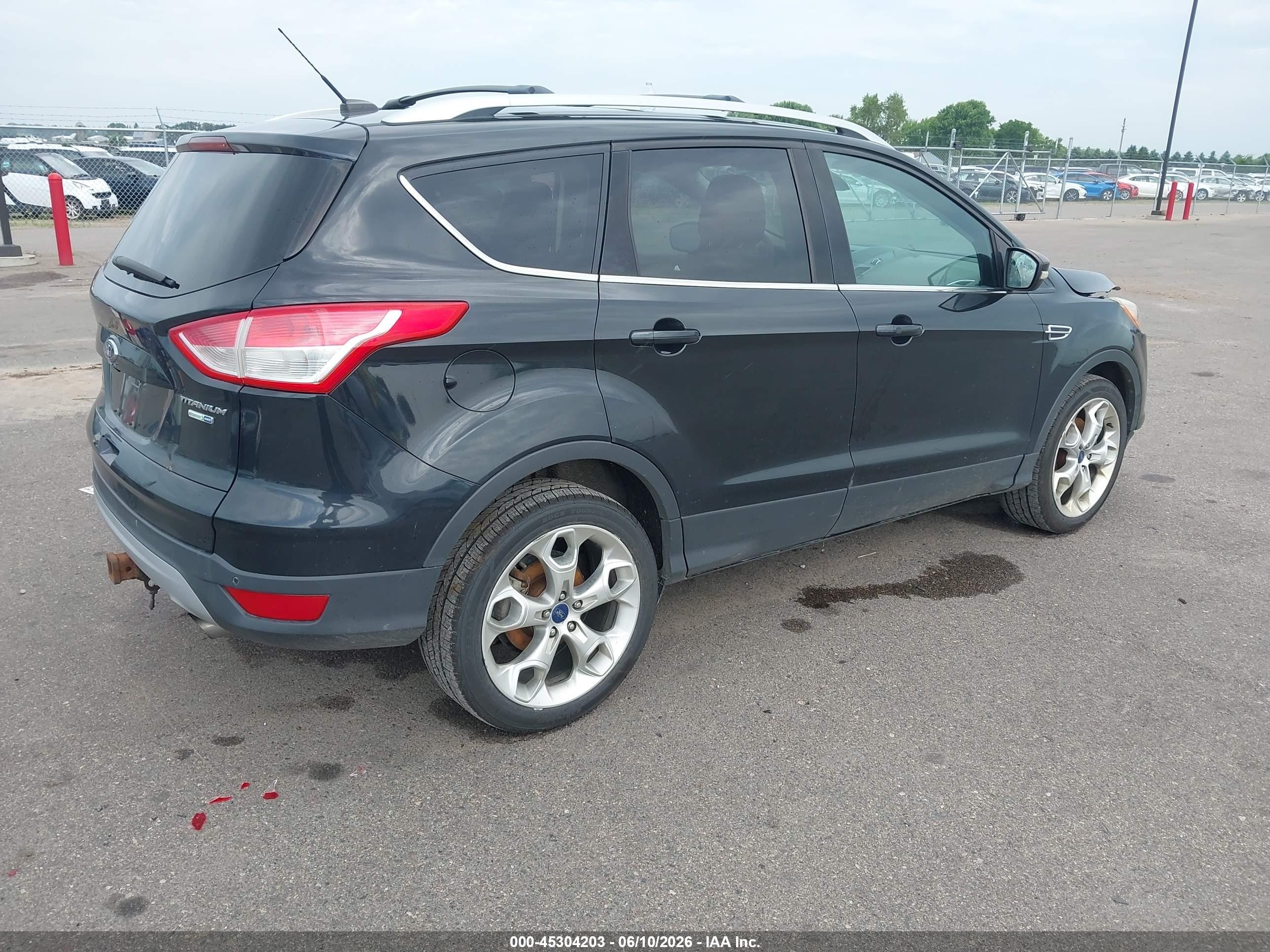 2013 Ford Escape Titanium Black vin: 1FMCU9J91DUD54512