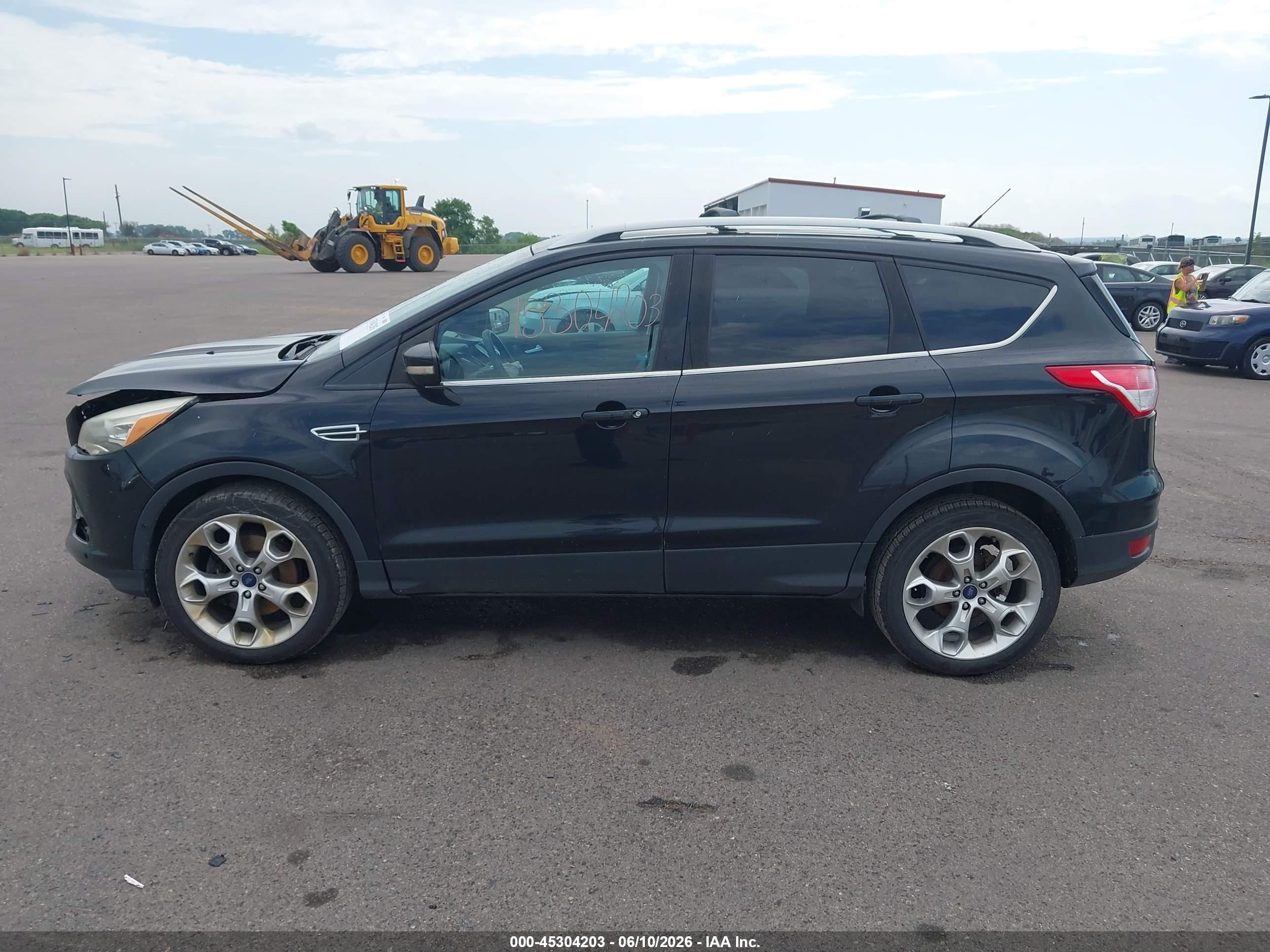2013 Ford Escape Titanium Black vin: 1FMCU9J91DUD54512