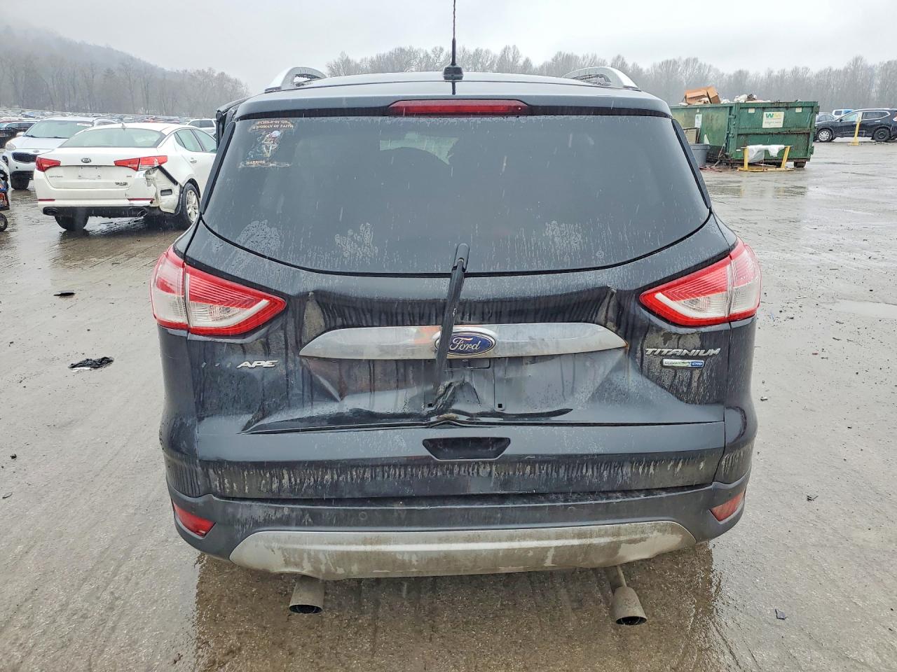 2014 Ford Escape Titanium Black vin: 1FMCU9J91EUA75935