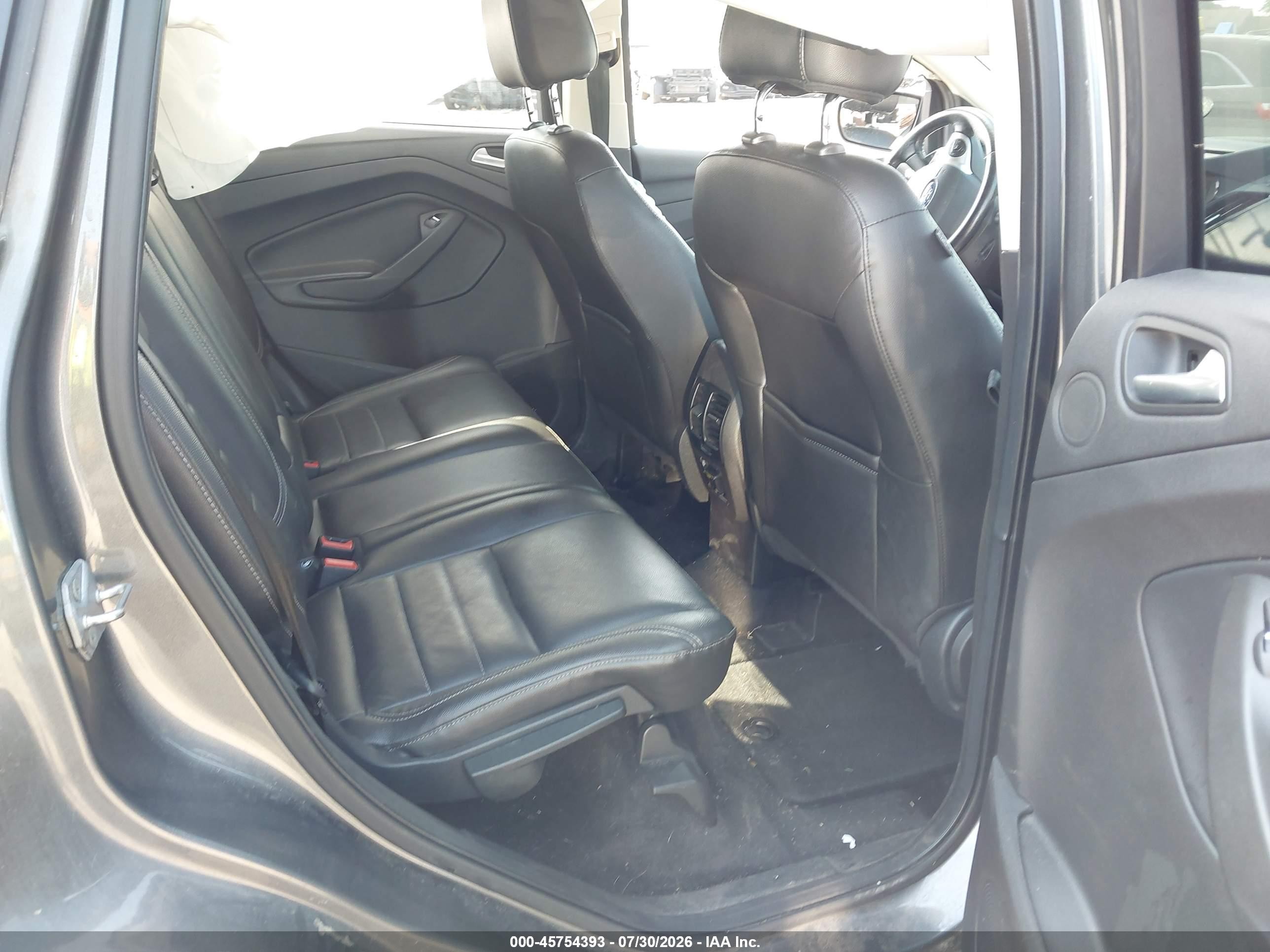 2014 Ford Escape Titanium Серый vin: 1FMCU9J91EUB04494