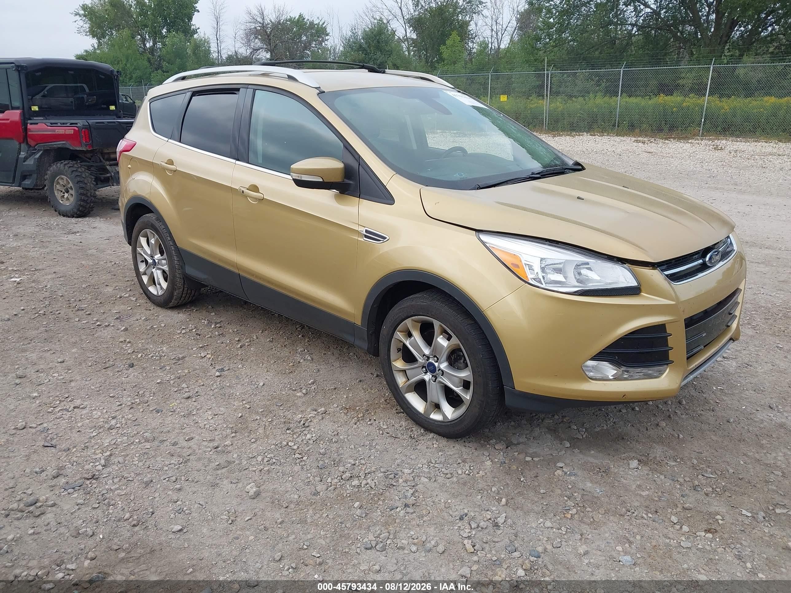 2014 Ford Escape Titanium Gold vin: 1FMCU9J91EUB94522
