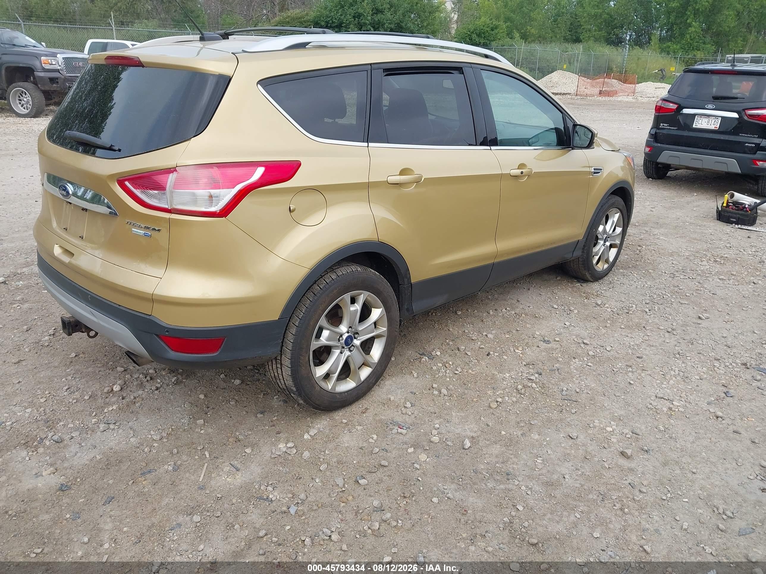 2014 Ford Escape Titanium Gold vin: 1FMCU9J91EUB94522