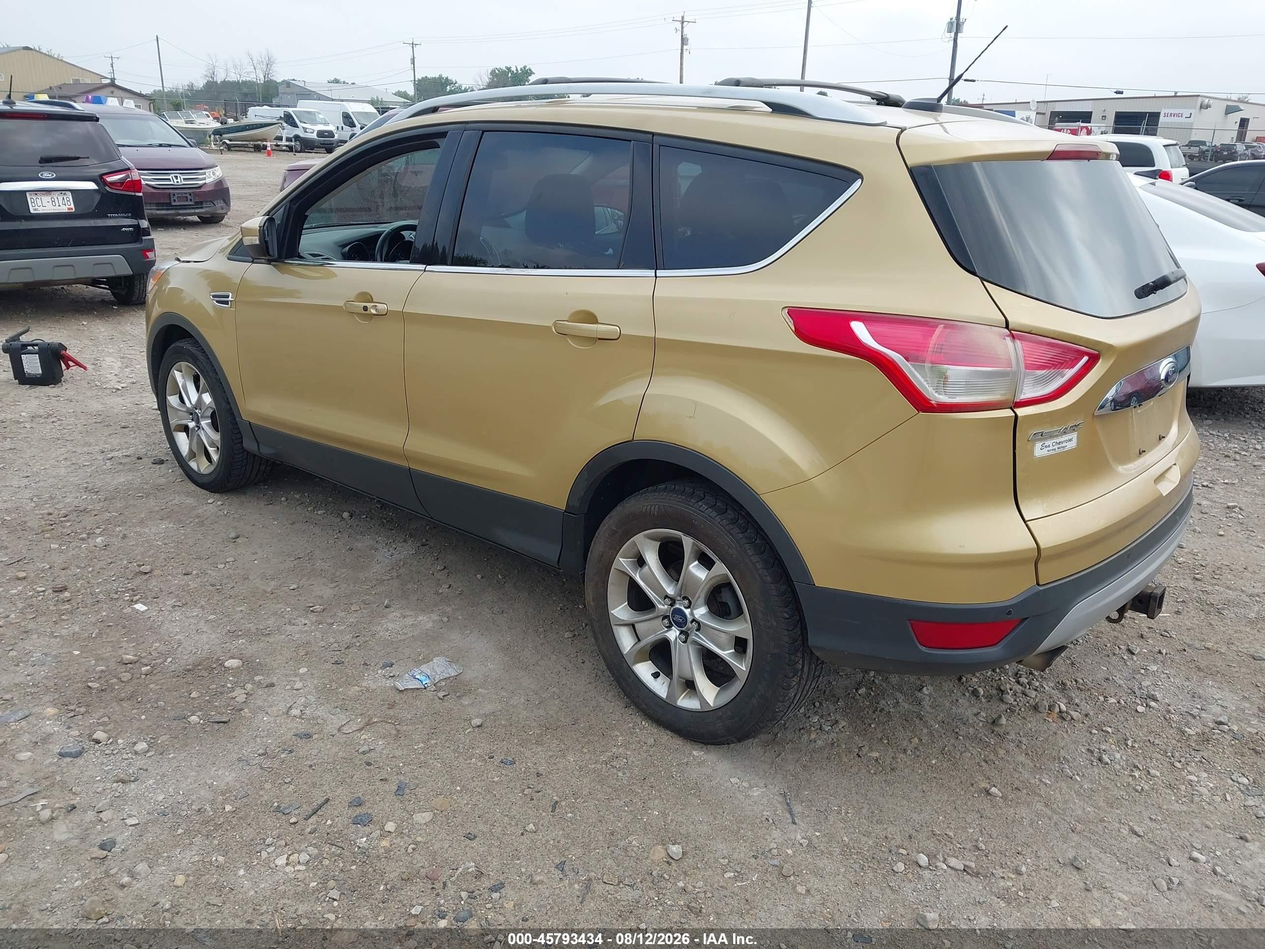 2014 Ford Escape Titanium Gold vin: 1FMCU9J91EUB94522