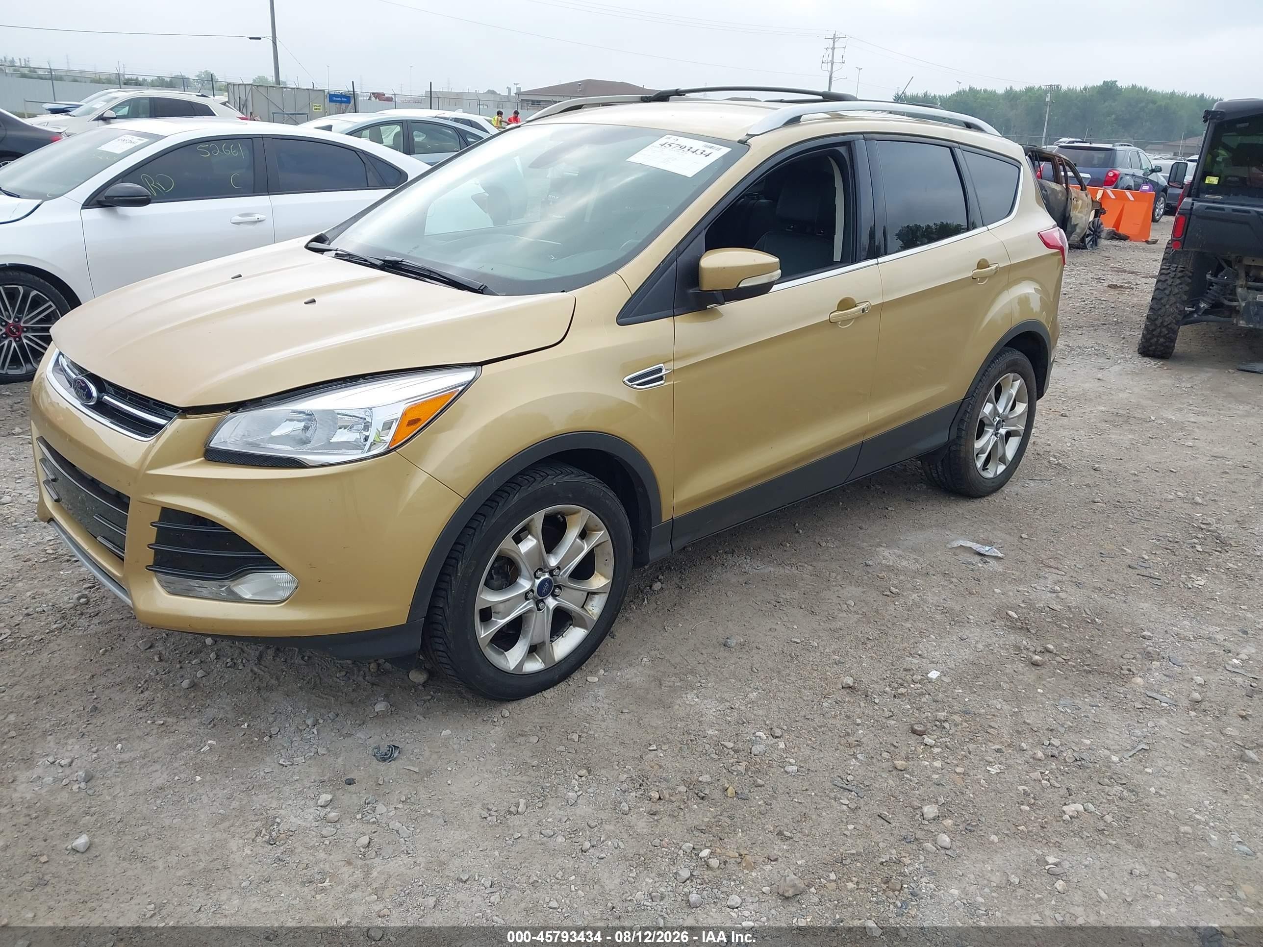 2014 Ford Escape Titanium Gold vin: 1FMCU9J91EUB94522