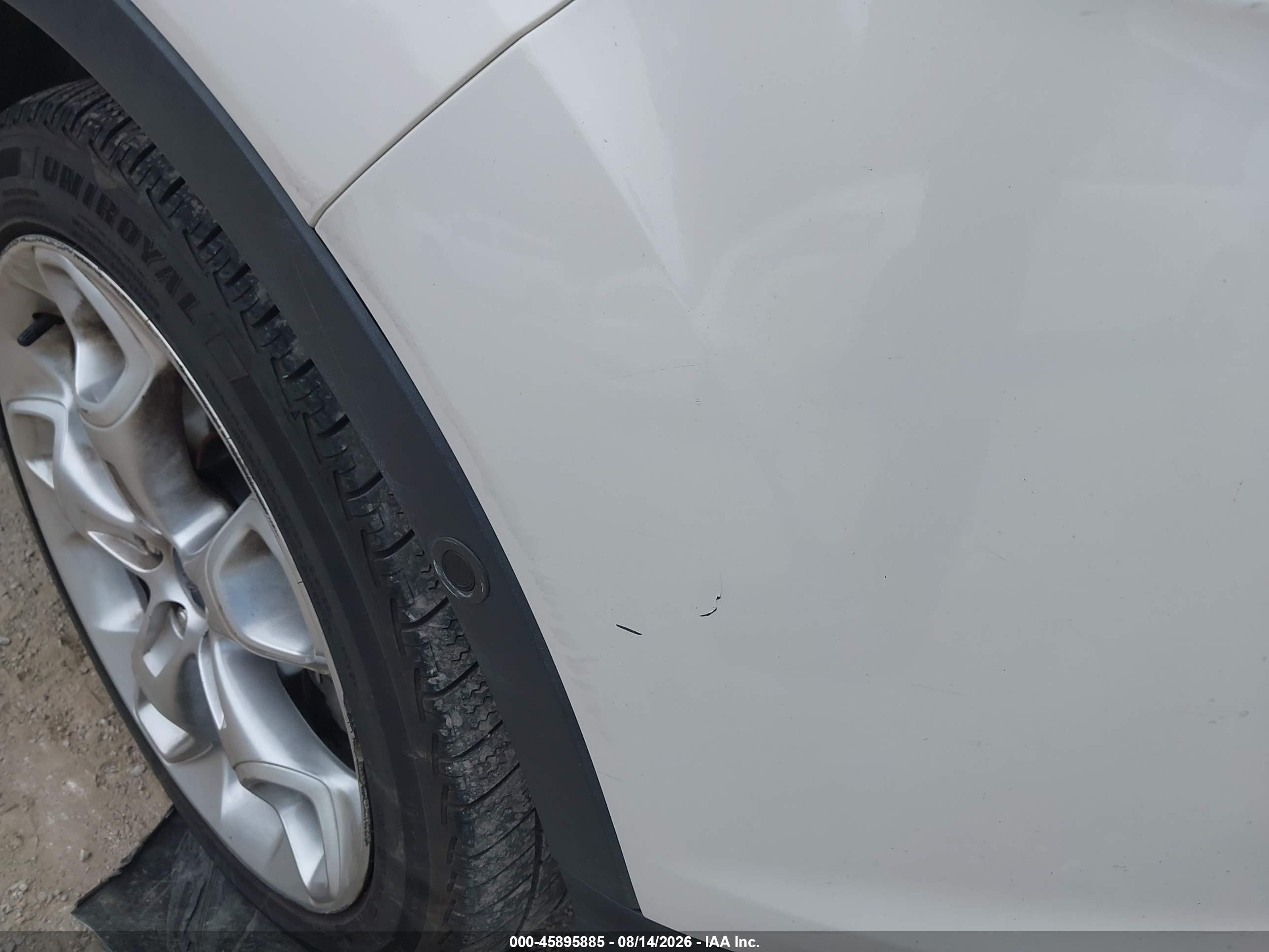 2014 Ford Escape Titanium White vin: 1FMCU9J91EUB98103