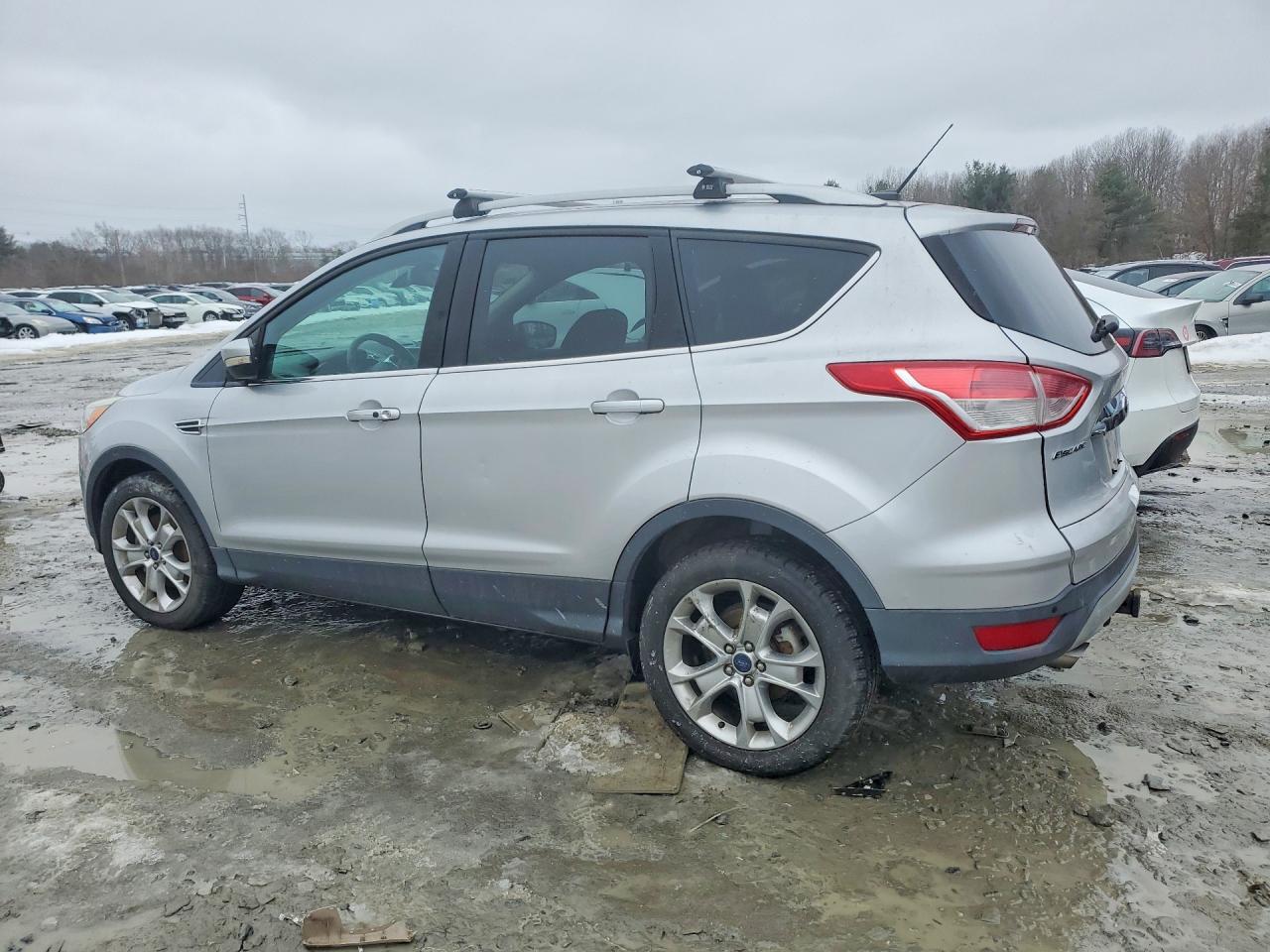 2014 Ford Escape Silver vin: 1FMCU9J91EUC23226