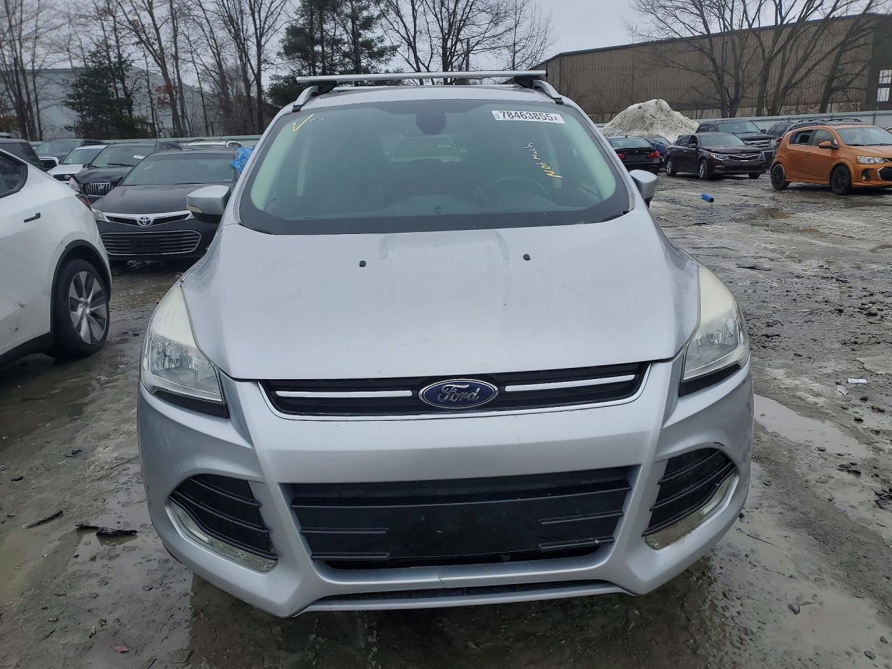 2014 Ford Escape Silver vin: 1FMCU9J91EUC23226