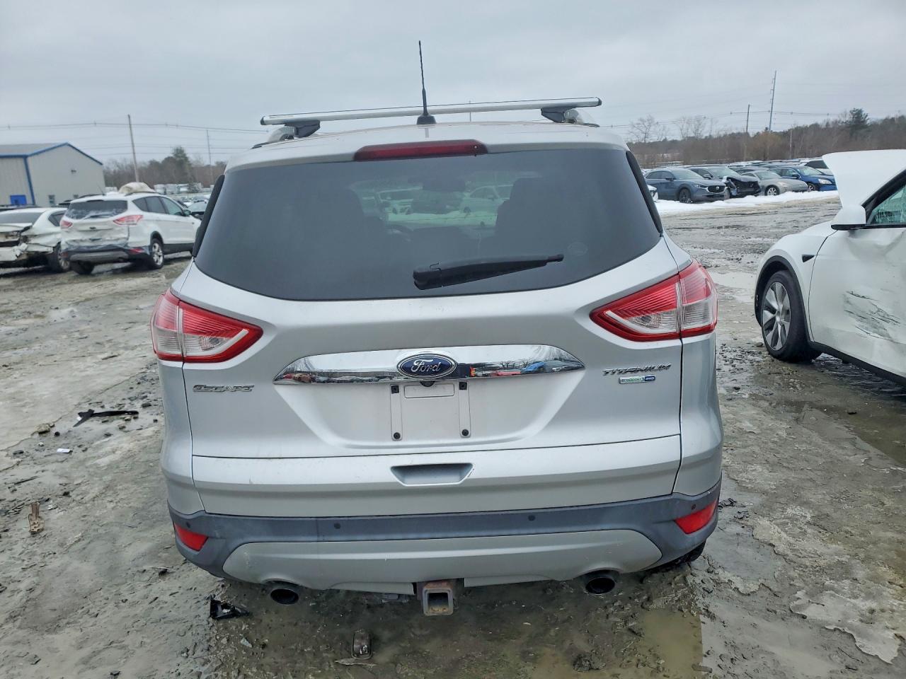 2014 Ford Escape Silver vin: 1FMCU9J91EUC23226
