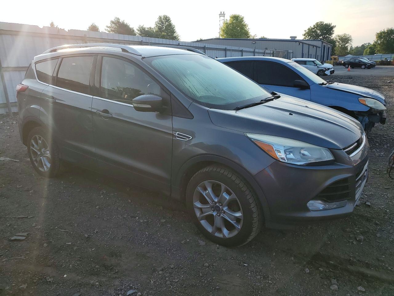 2014 Ford Escape Titanium Серый vin: 1FMCU9J91EUD48114