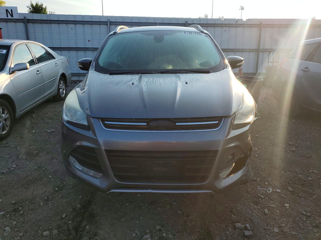 2014 Ford Escape Titanium Серый vin: 1FMCU9J91EUD48114