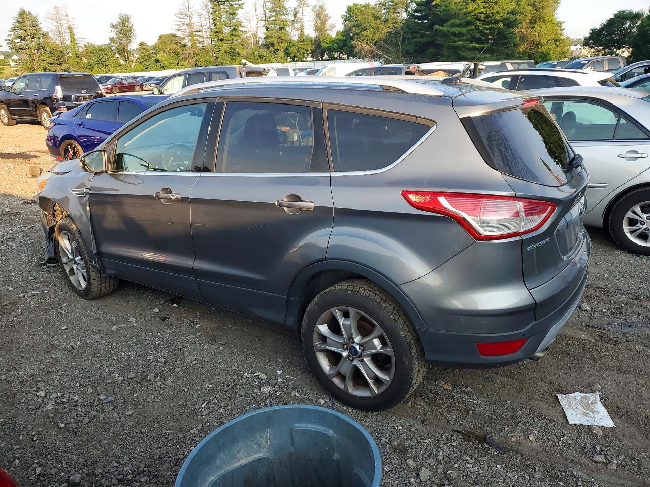 2014 Ford Escape Titanium Серый vin: 1FMCU9J91EUD48114