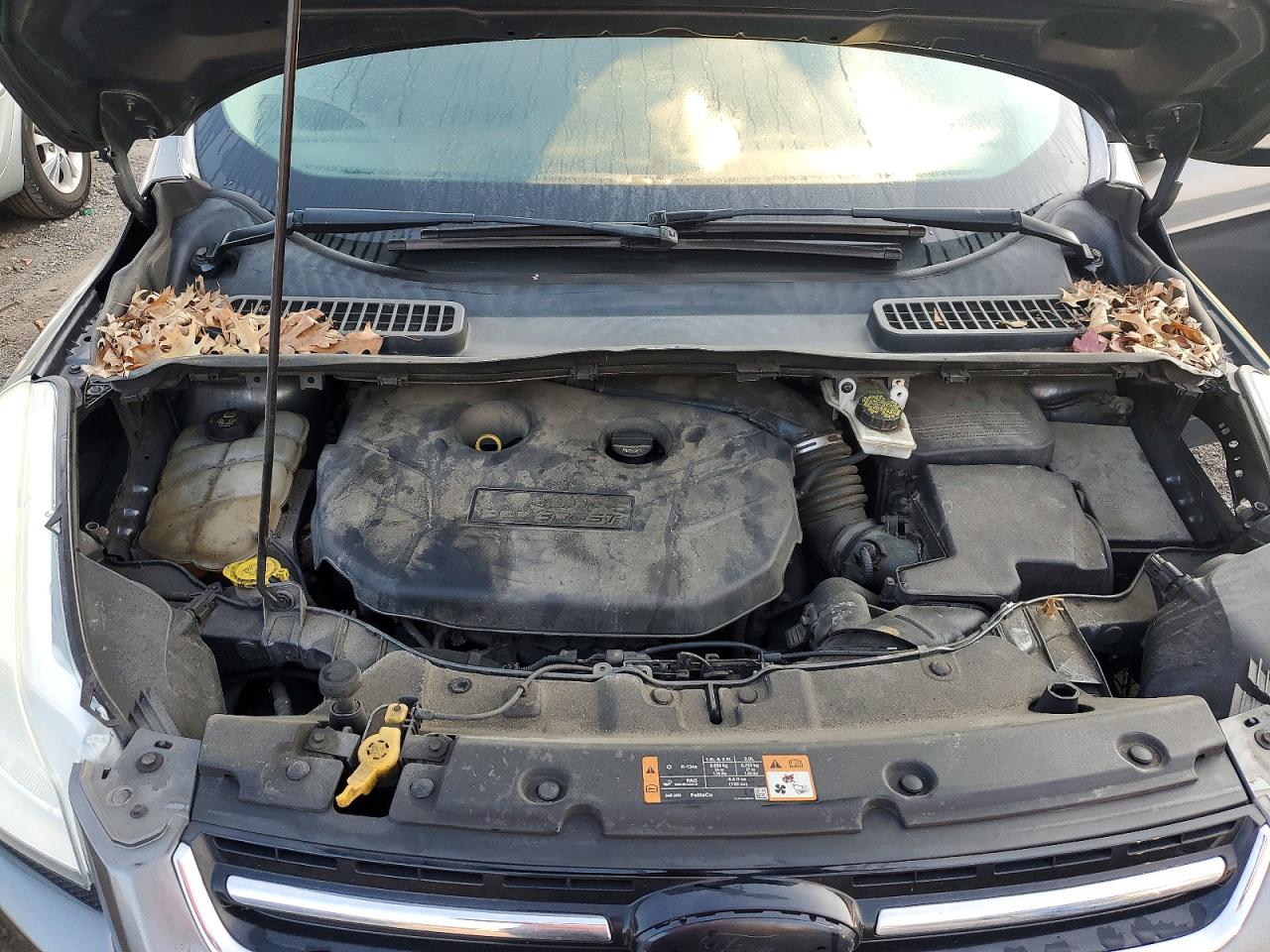 2014 Ford Escape Titanium Серый vin: 1FMCU9J91EUD48114