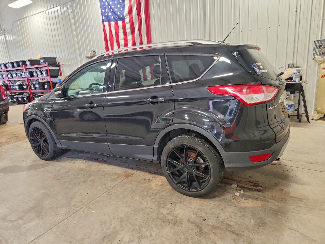 2014 Ford Escape Titanium Black vin: 1FMCU9J91EUD93165