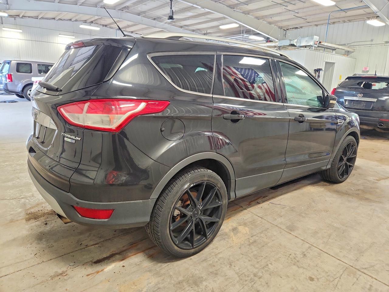 2014 Ford Escape Titanium Black vin: 1FMCU9J91EUD93165