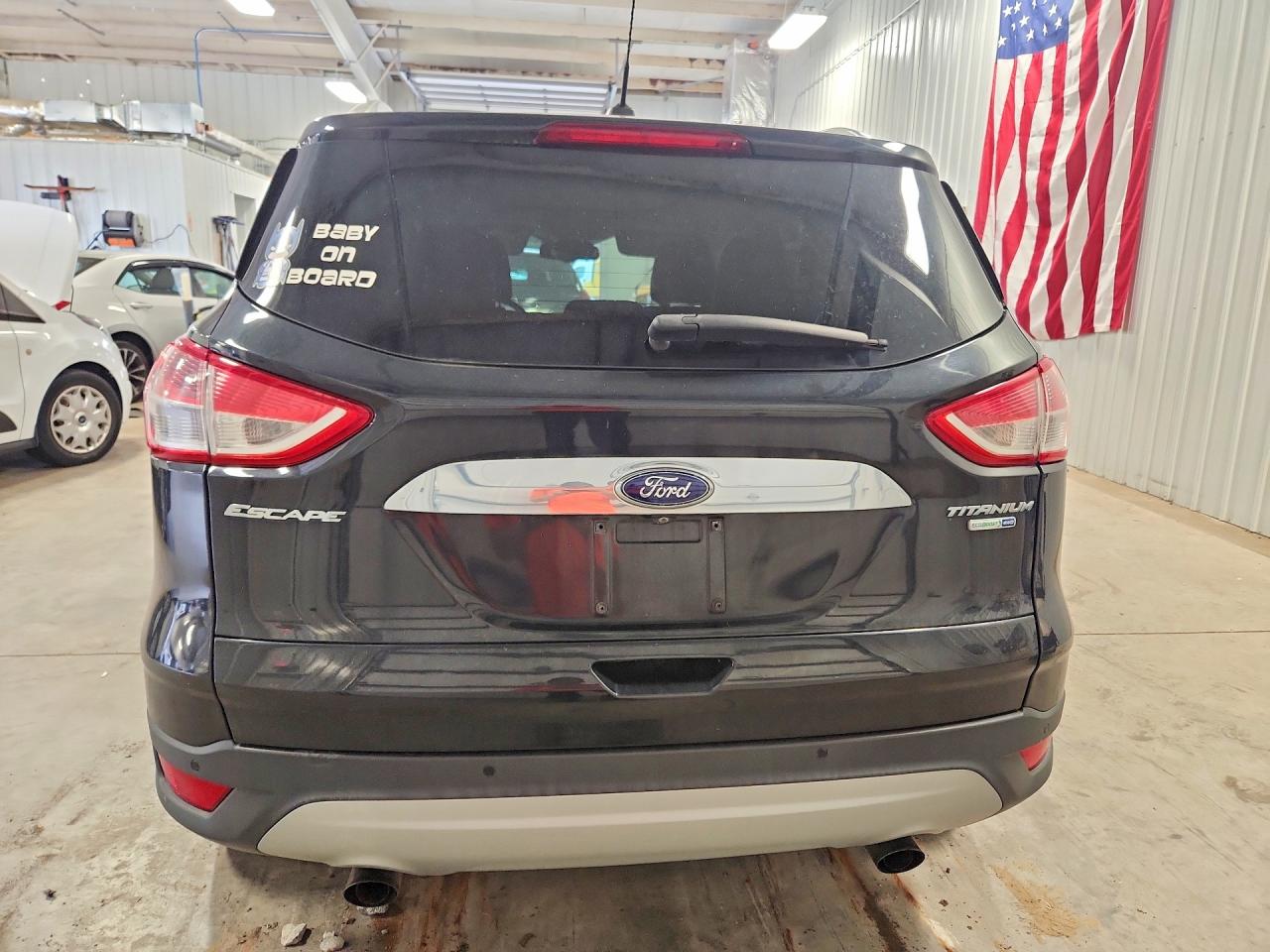 2014 Ford Escape Titanium Black vin: 1FMCU9J91EUD93165