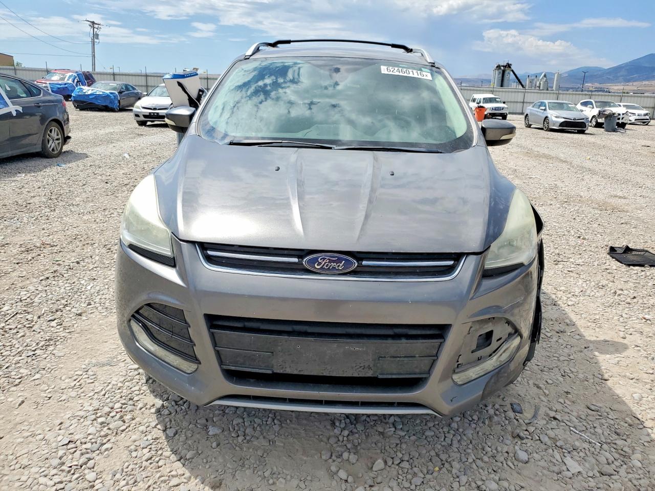 2014 Ford Escape Titanium Серый vin: 1FMCU9J91EUE45457