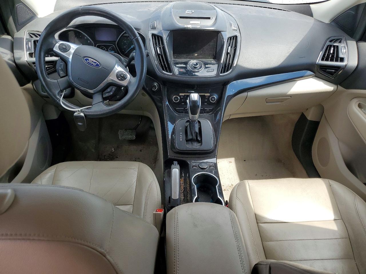 2014 Ford Escape Titanium Серый vin: 1FMCU9J91EUE45457
