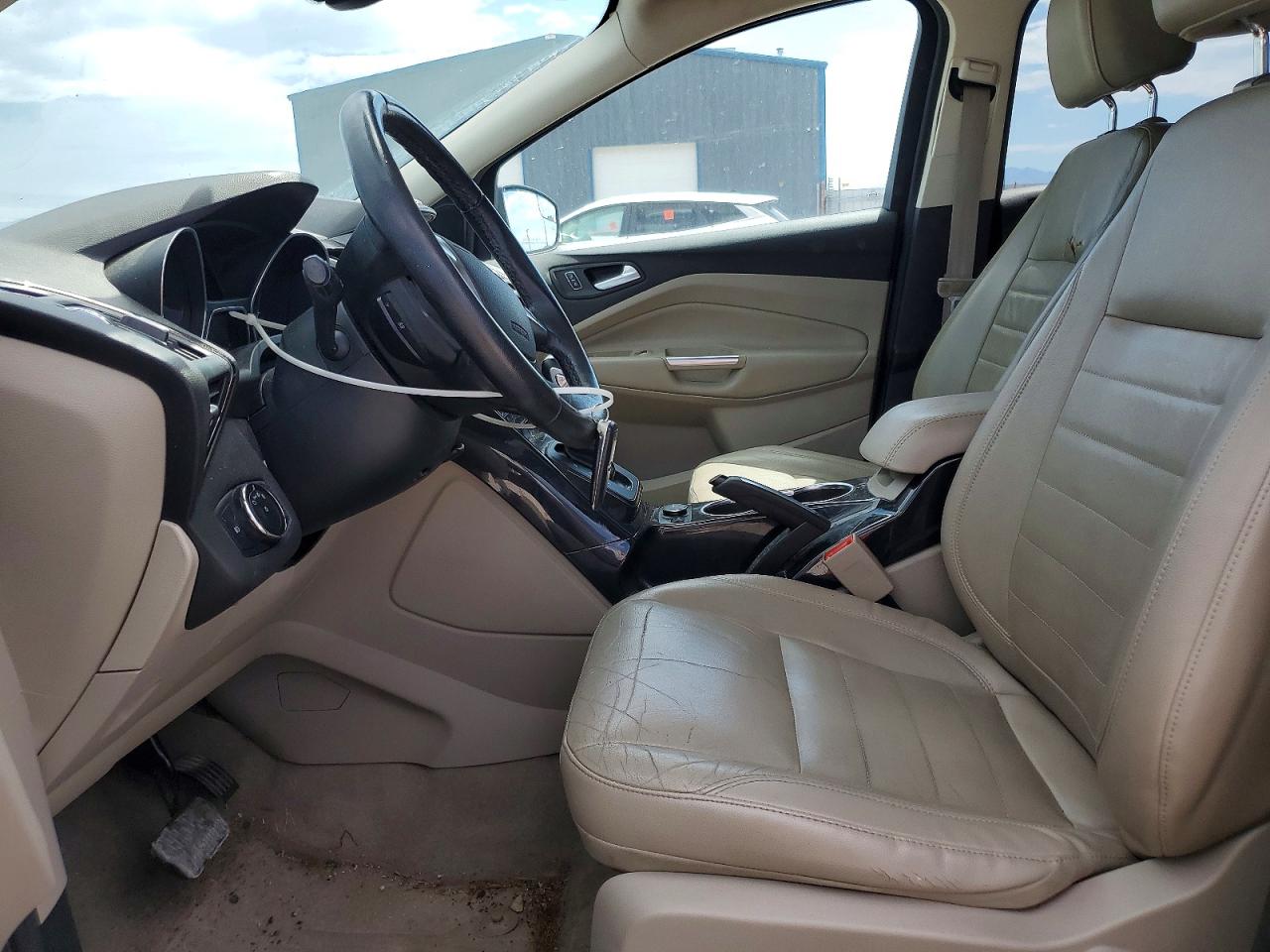 2014 Ford Escape Titanium Серый vin: 1FMCU9J91EUE45457