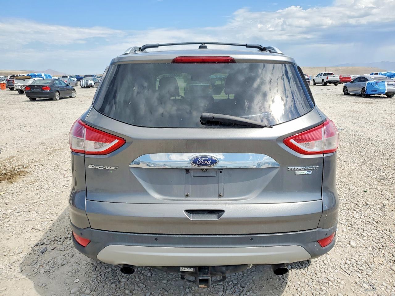 2014 Ford Escape Titanium Серый vin: 1FMCU9J91EUE45457
