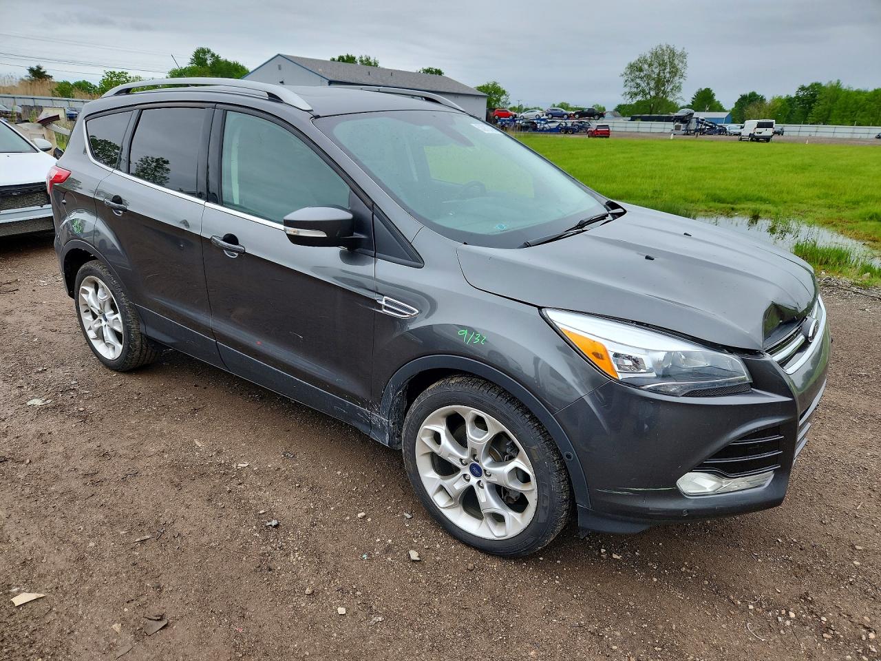 2015 Ford Escape Titanium Gray vin: 1FMCU9J91FUA50180