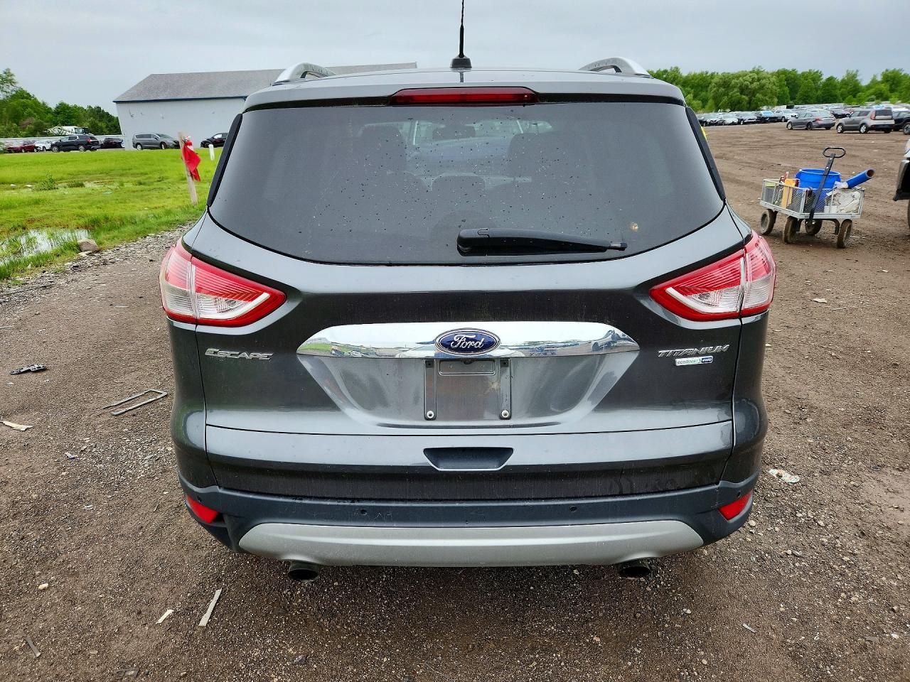 2015 Ford Escape Titanium Gray vin: 1FMCU9J91FUA50180
