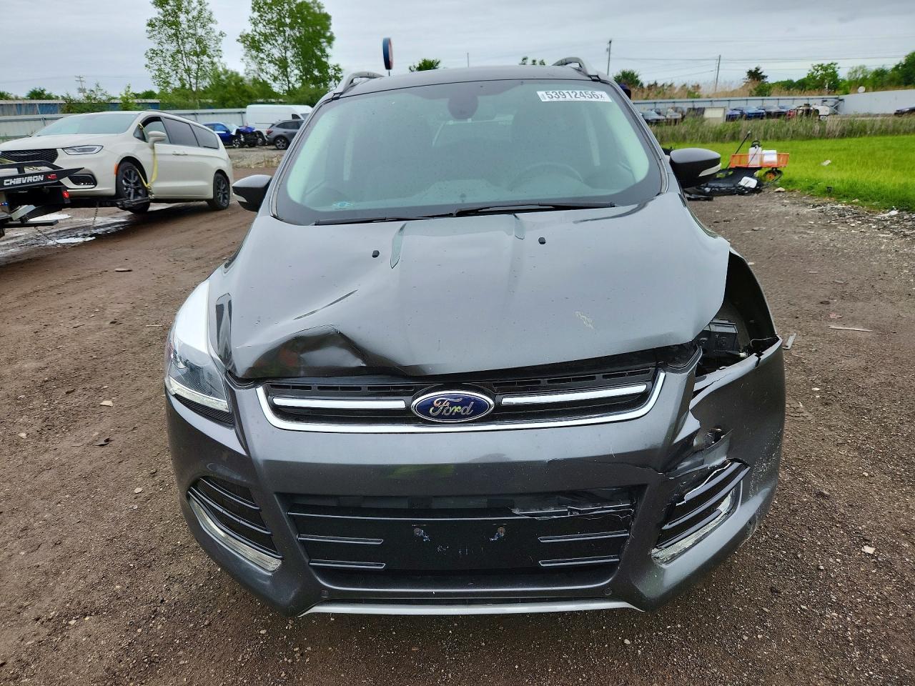 2015 Ford Escape Titanium Gray vin: 1FMCU9J91FUA50180