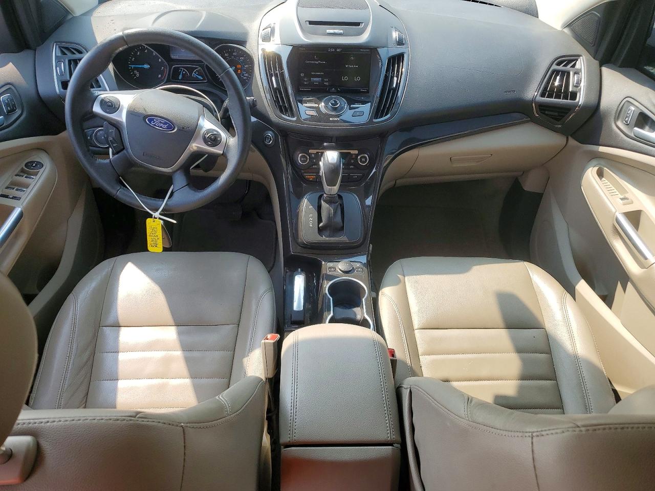 2015 Ford Escape Titanium White vin: 1FMCU9J91FUB50084