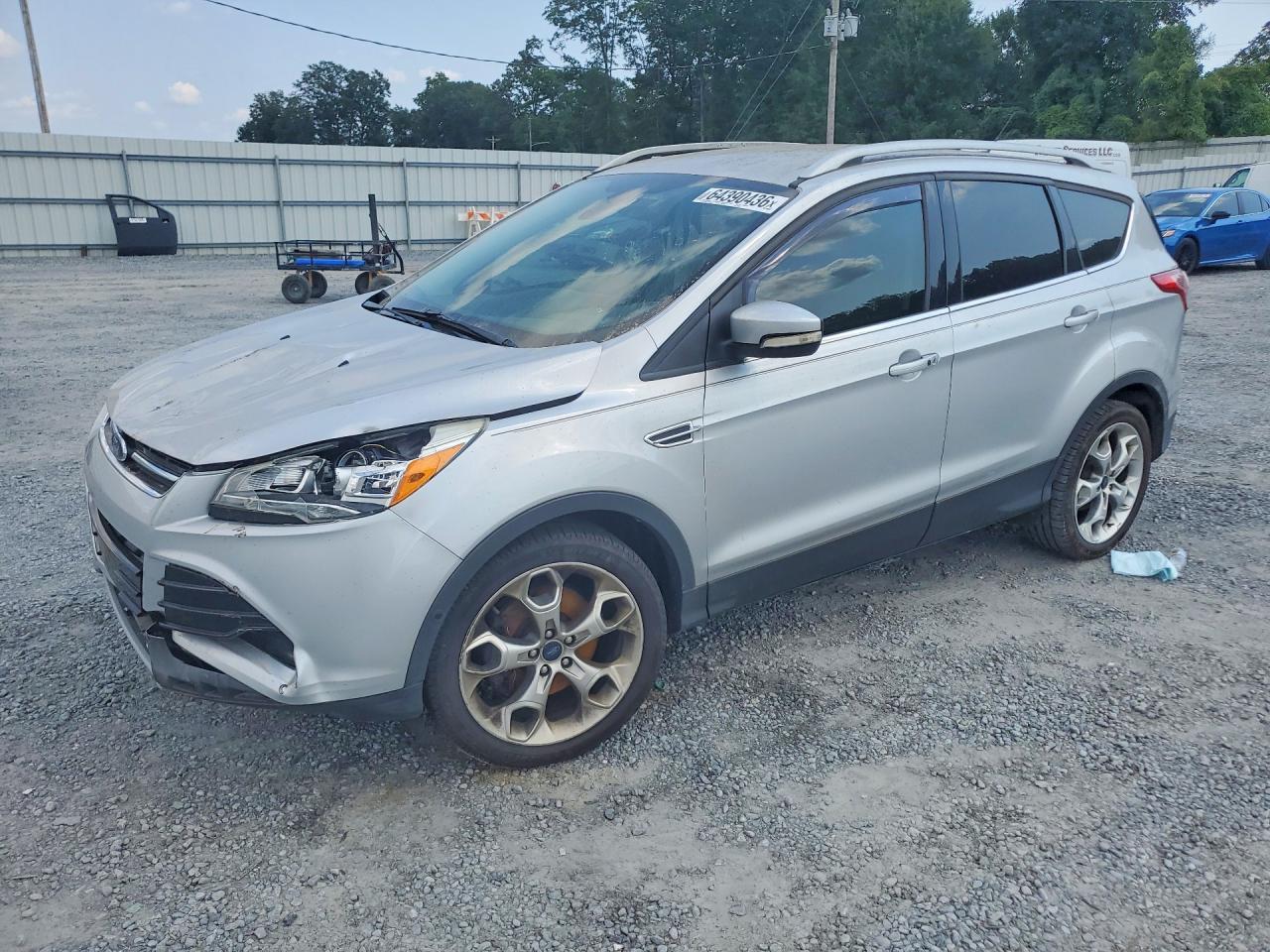 2015 Ford Escape Titanium Серебряный vin: 1FMCU9J91FUB68942
