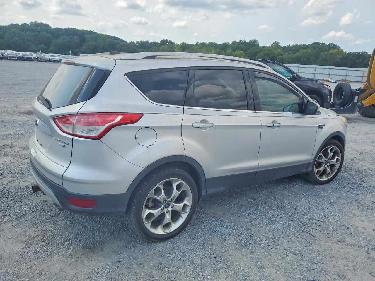 2015 Ford Escape Titanium Серебряный vin: 1FMCU9J91FUB68942