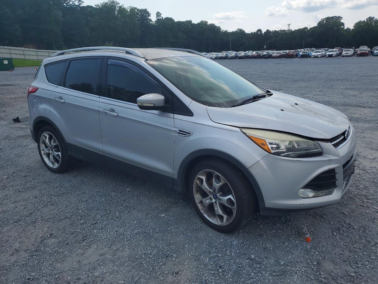 2015 Ford Escape Titanium Серебряный vin: 1FMCU9J91FUB68942
