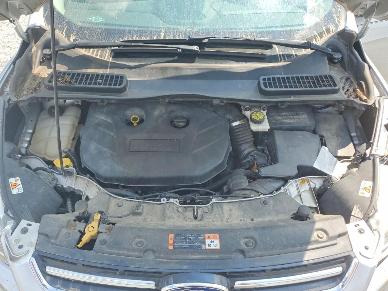 2015 Ford Escape Titanium Серебряный vin: 1FMCU9J91FUB68942