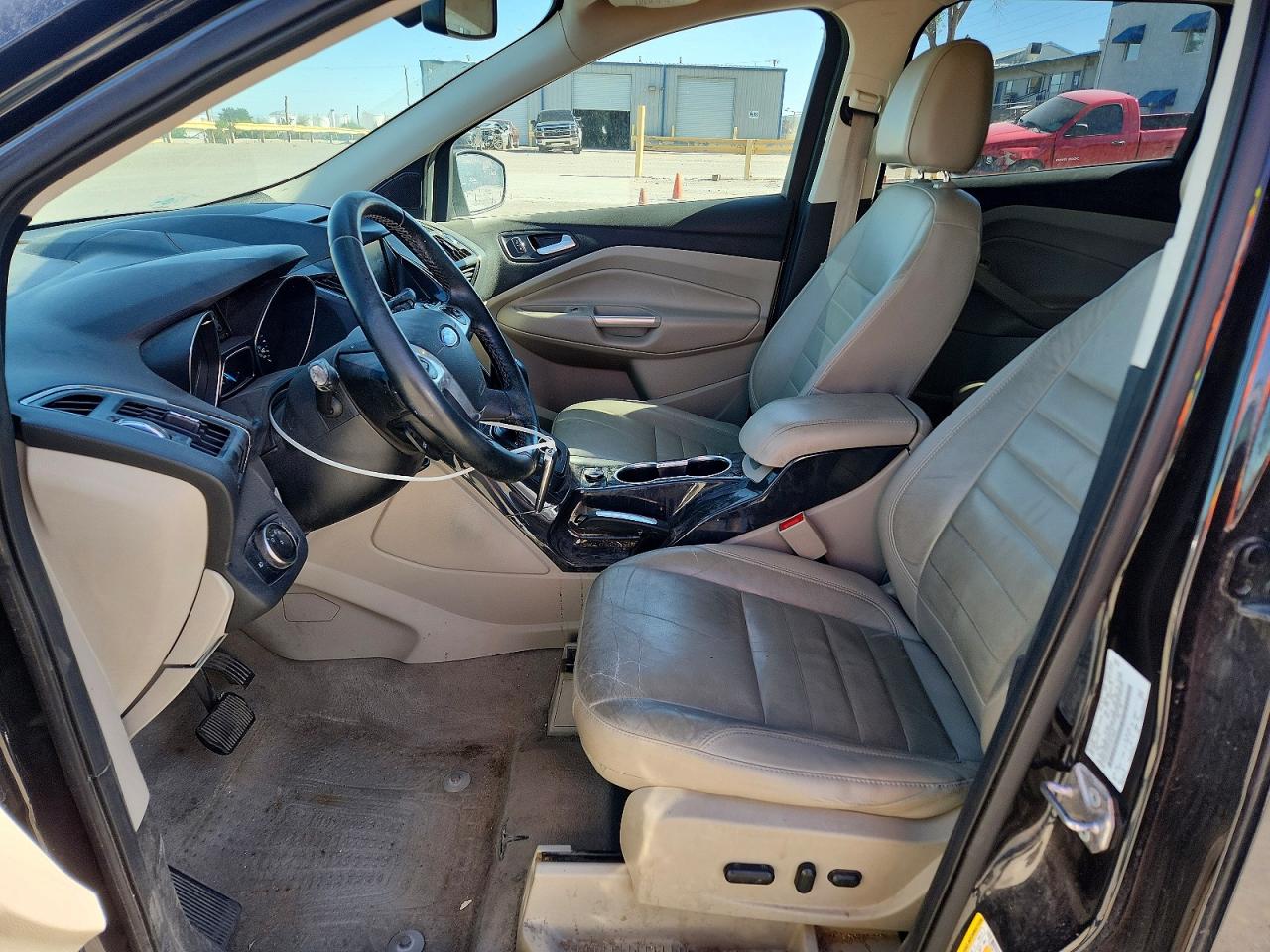 2015 Ford Escape Titanium Черный vin: 1FMCU9J91FUB72859