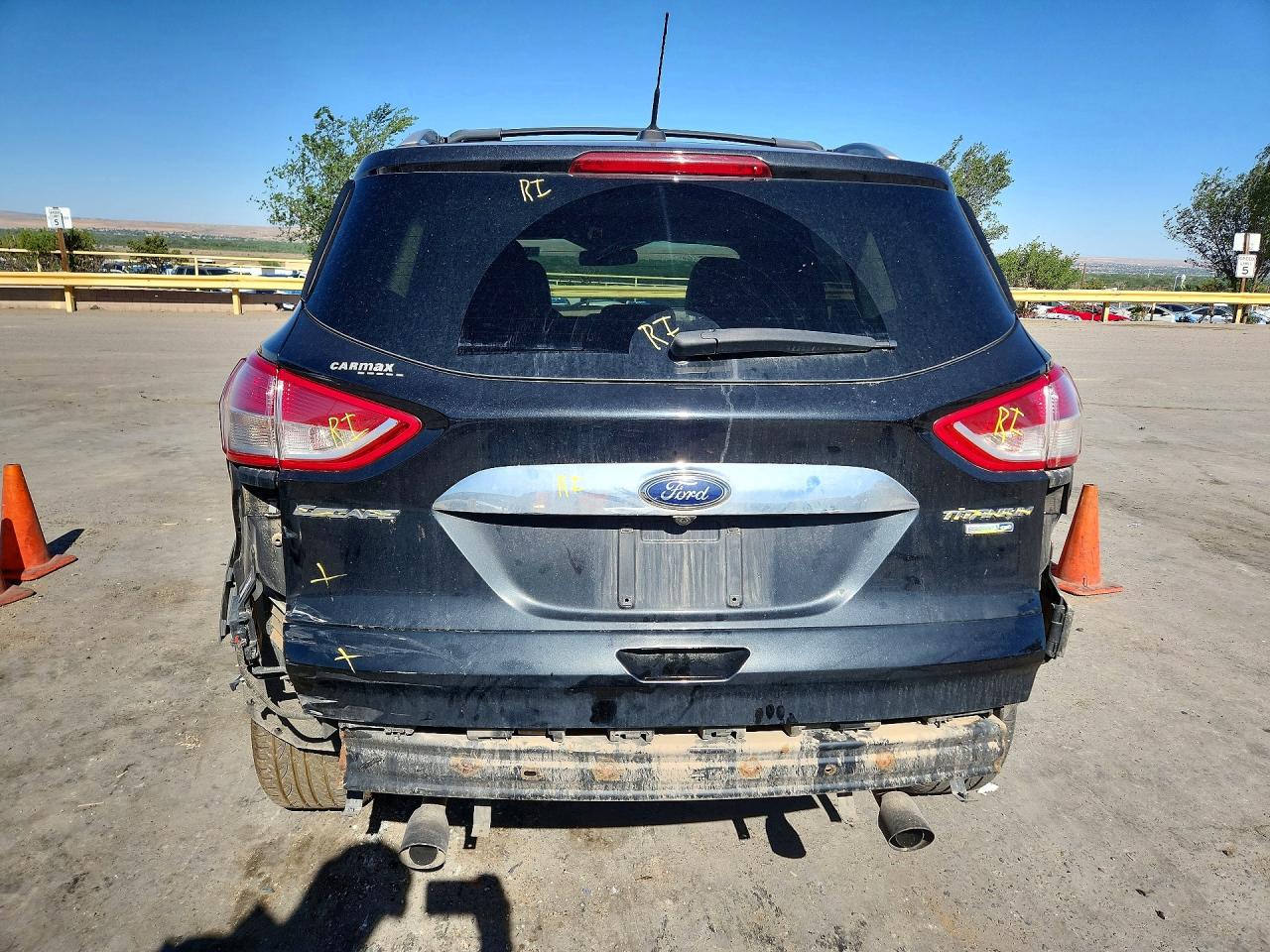 2015 Ford Escape Titanium Черный vin: 1FMCU9J91FUB72859
