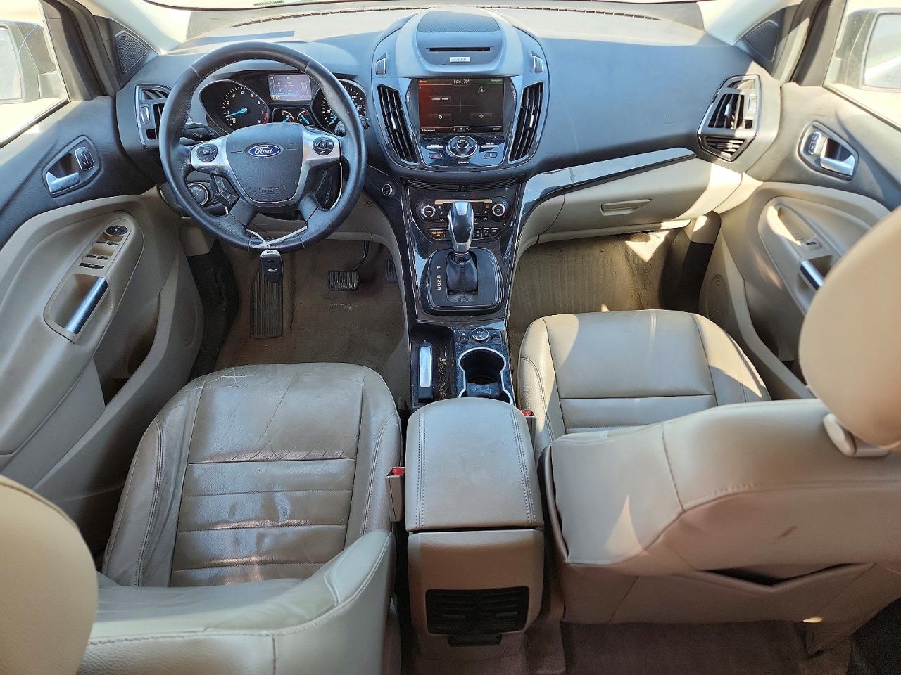 2015 Ford Escape Titanium Черный vin: 1FMCU9J91FUB72859