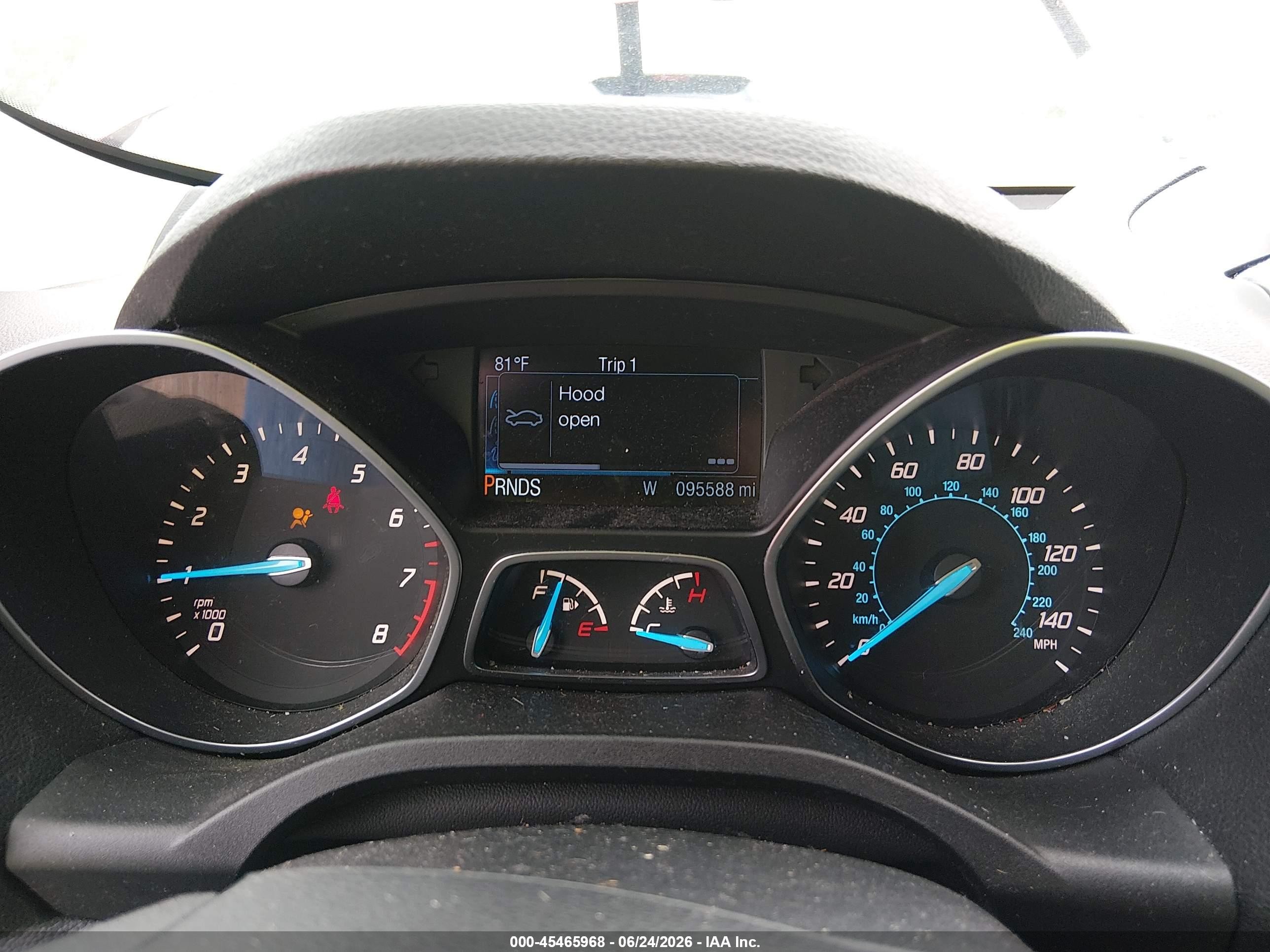 2015 Ford Escape Titanium Красный vin: 1FMCU9J91FUB80847