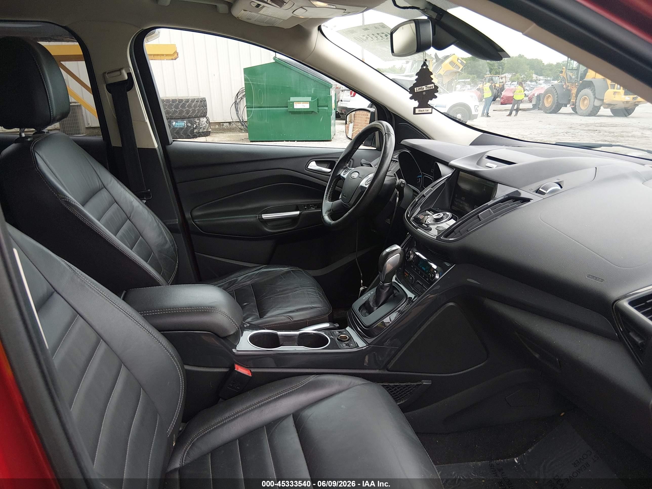 2015 Ford Escape Titanium Red vin: 1FMCU9J91FUC00353