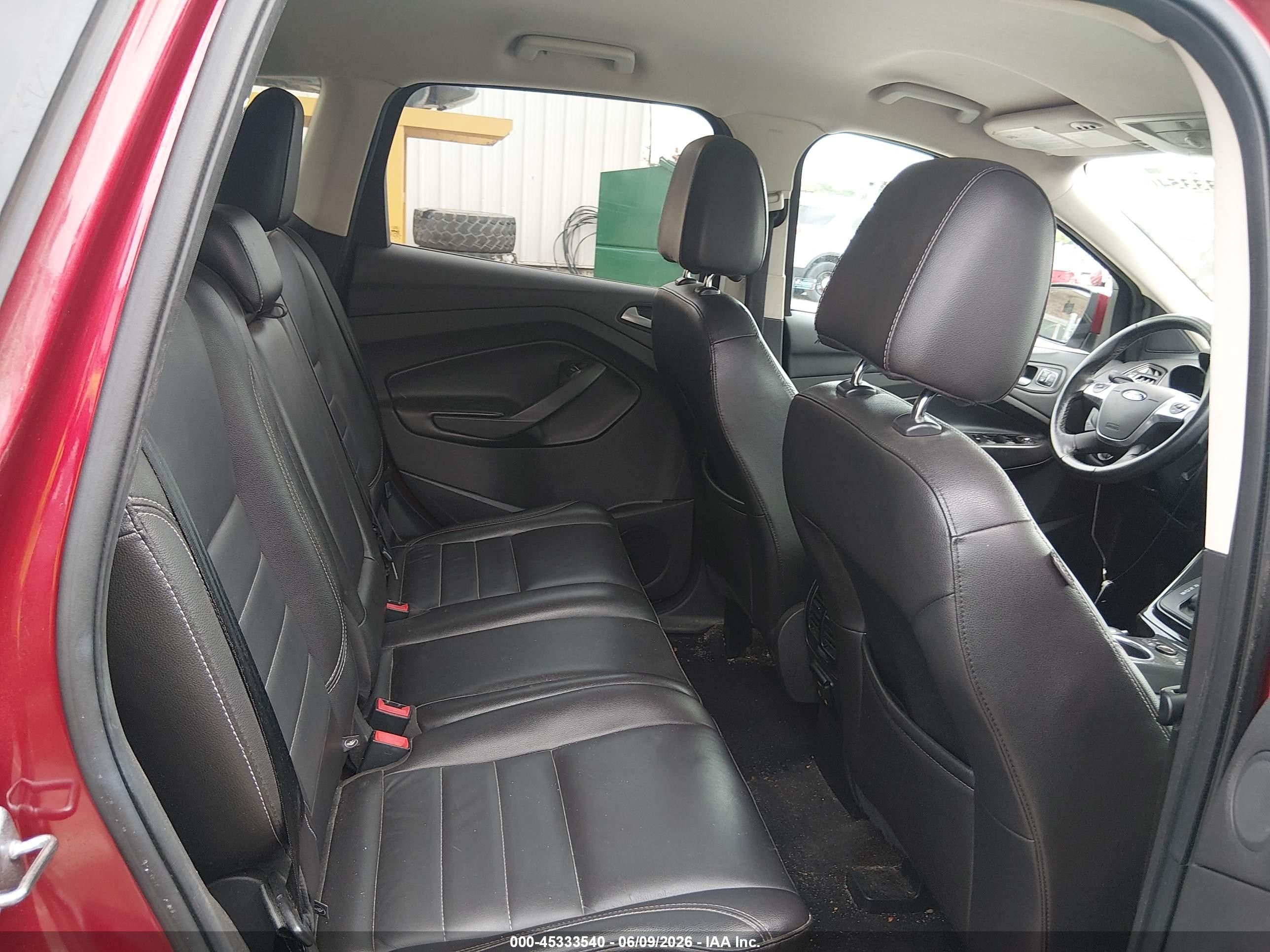 2015 Ford Escape Titanium Red vin: 1FMCU9J91FUC00353
