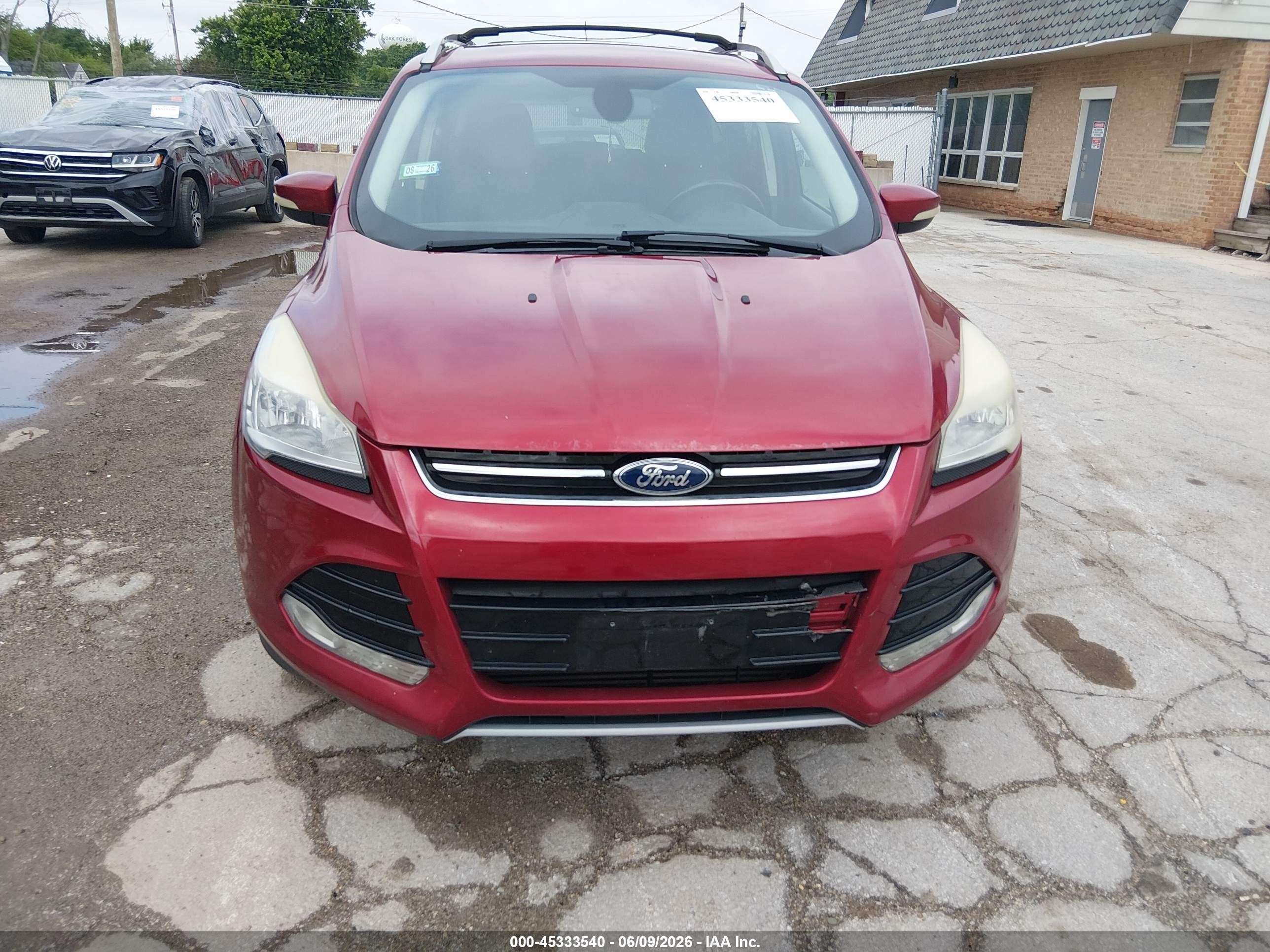 2015 Ford Escape Titanium Red vin: 1FMCU9J91FUC00353