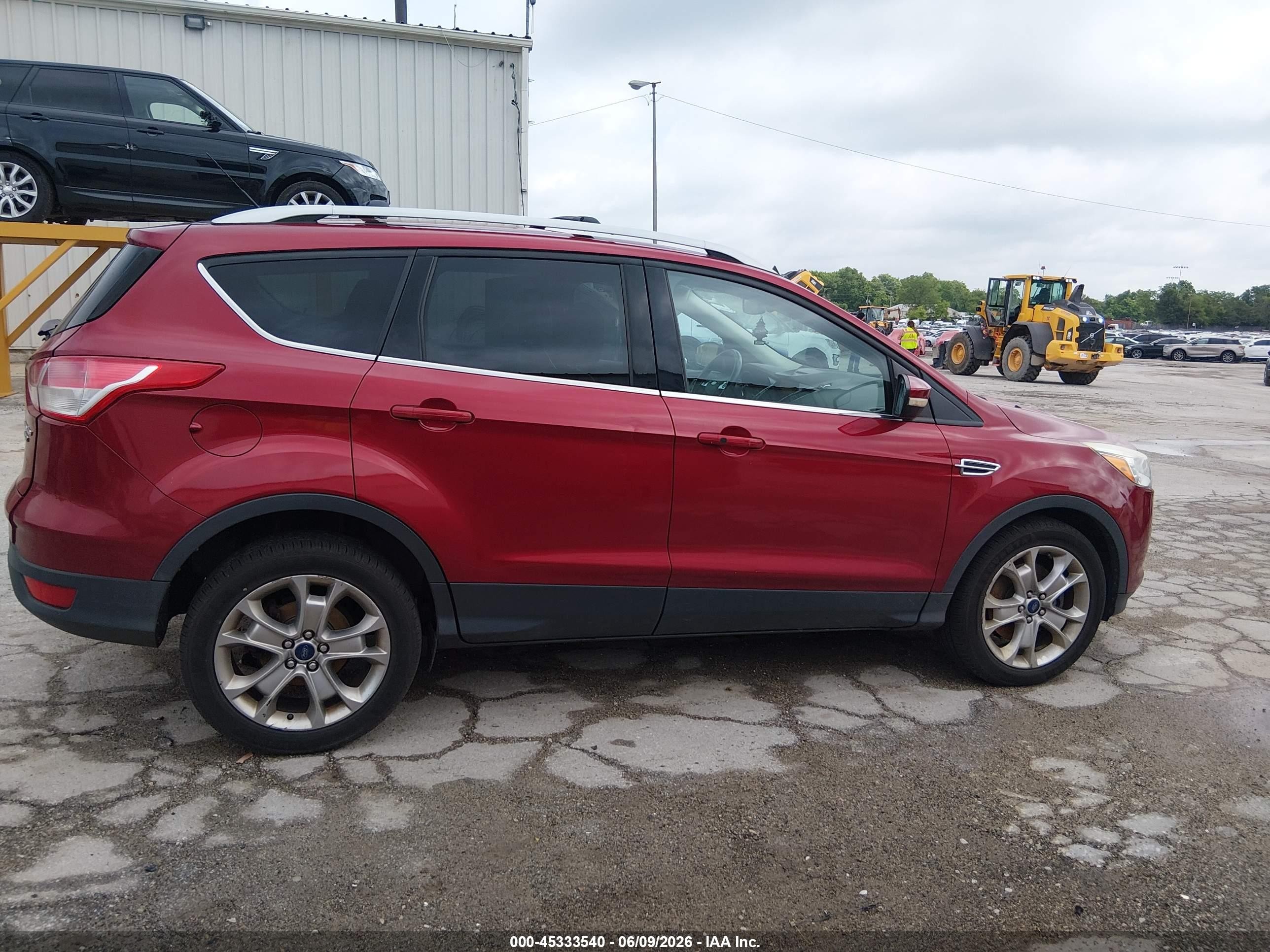 2015 Ford Escape Titanium Red vin: 1FMCU9J91FUC00353