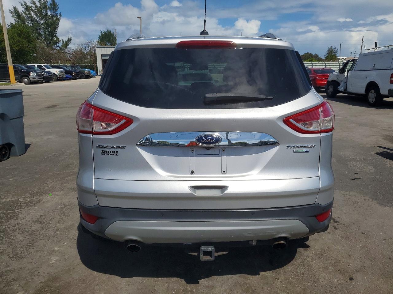 2015 Ford Escape Titanium Silver vin: 1FMCU9J91FUC40559