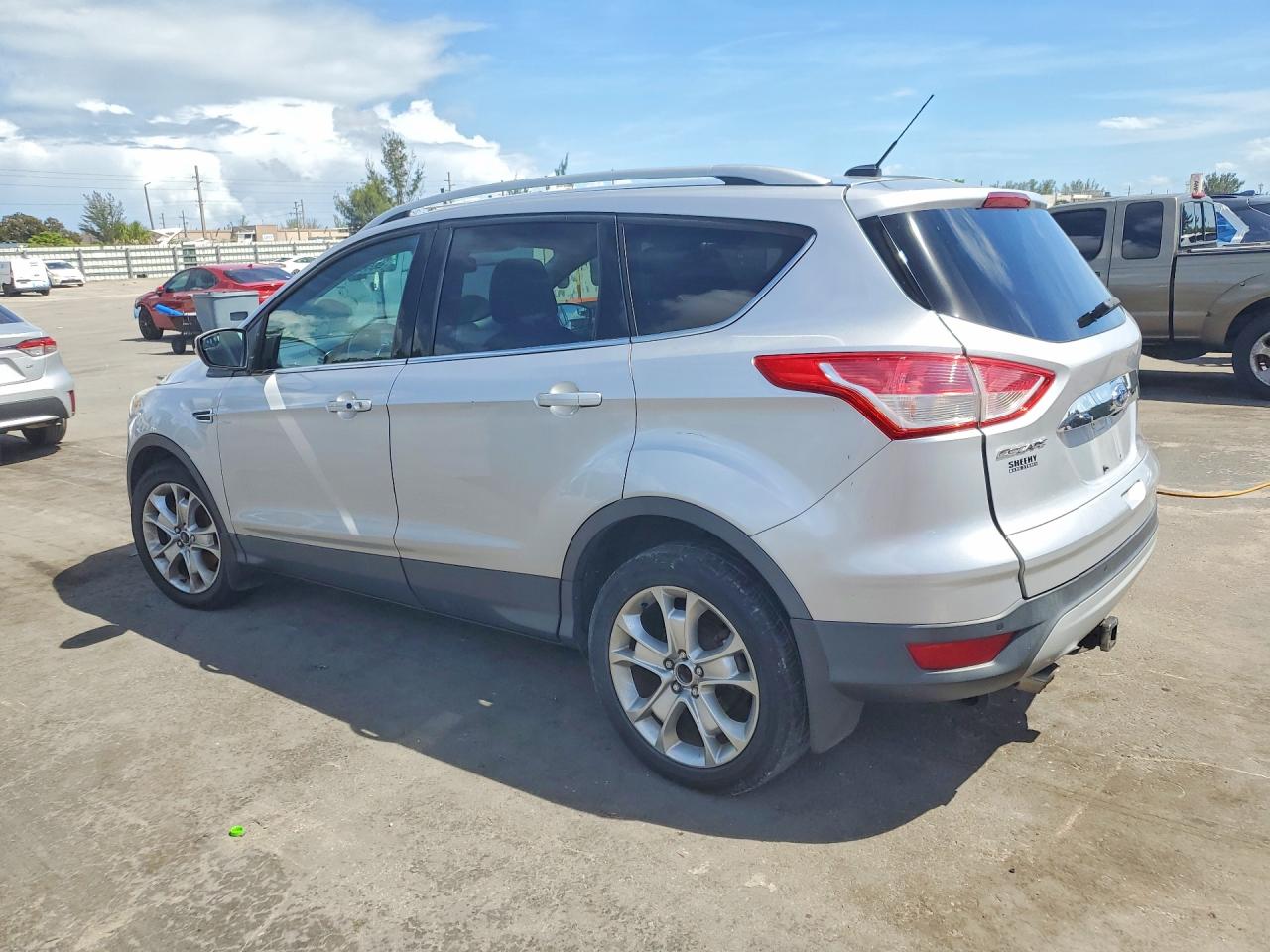 2015 Ford Escape Titanium Silver vin: 1FMCU9J91FUC40559
