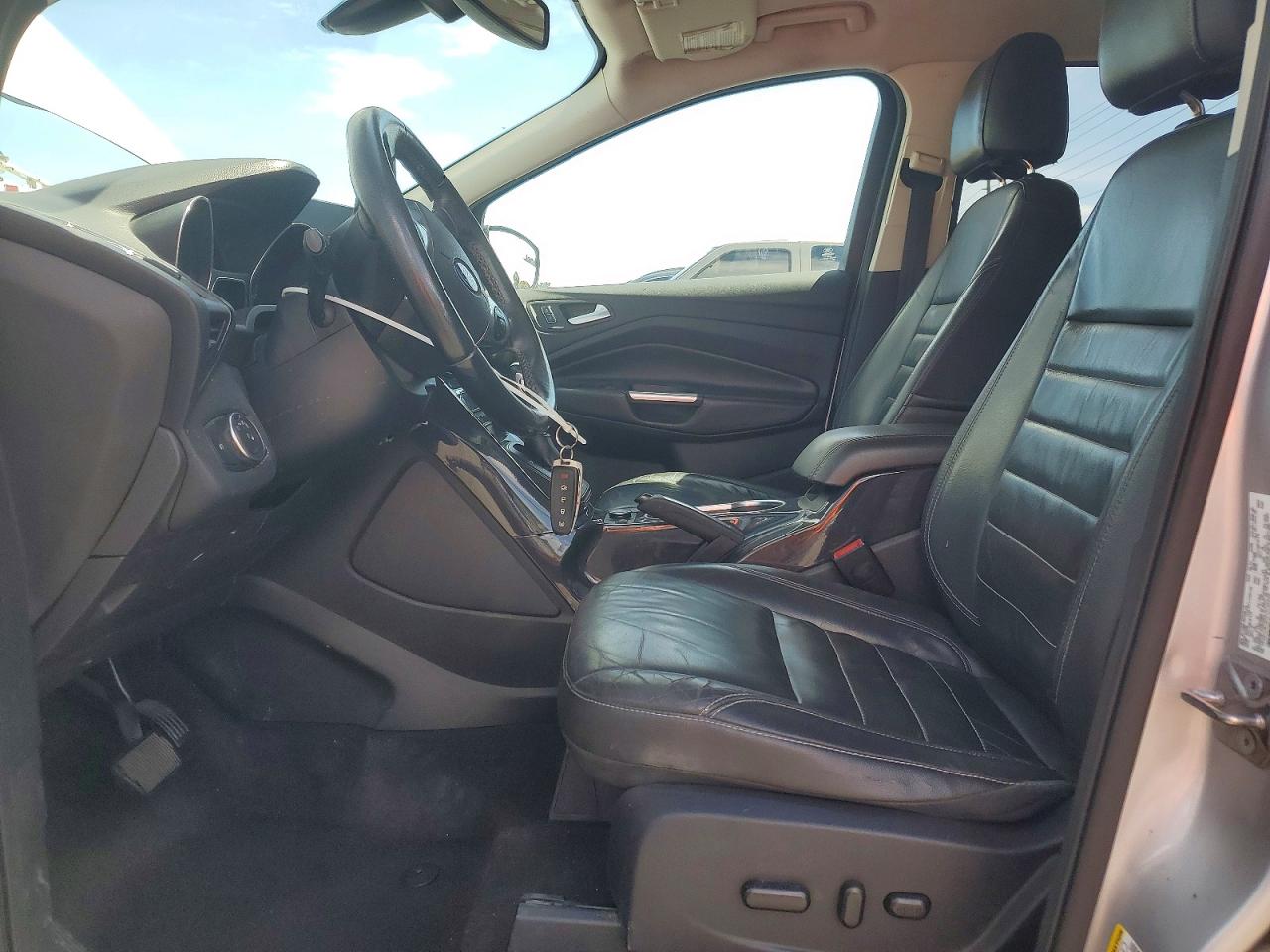 2015 Ford Escape Titanium Silver vin: 1FMCU9J91FUC40559