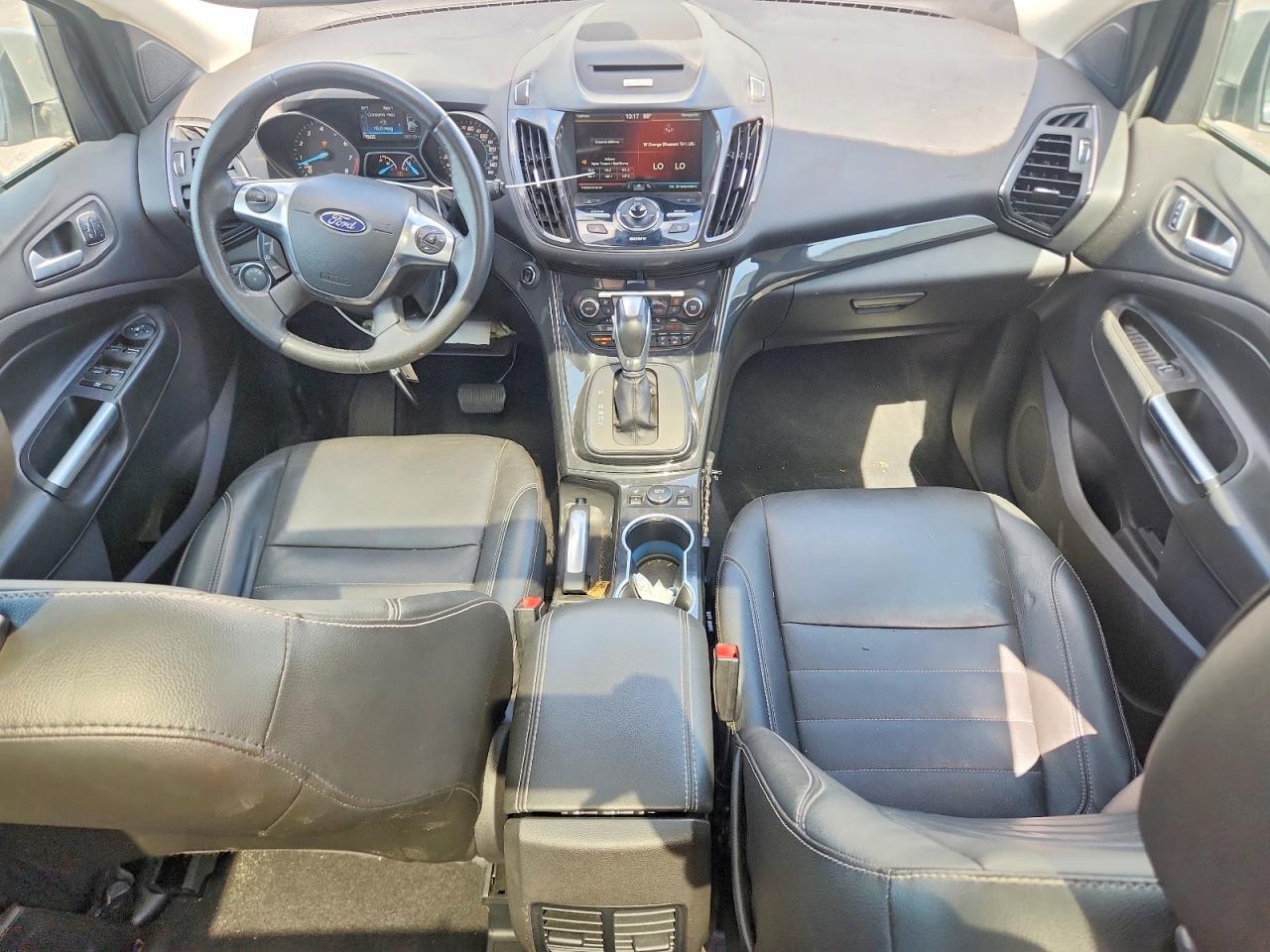 2015 Ford Escape Titanium Silver vin: 1FMCU9J91FUC46605