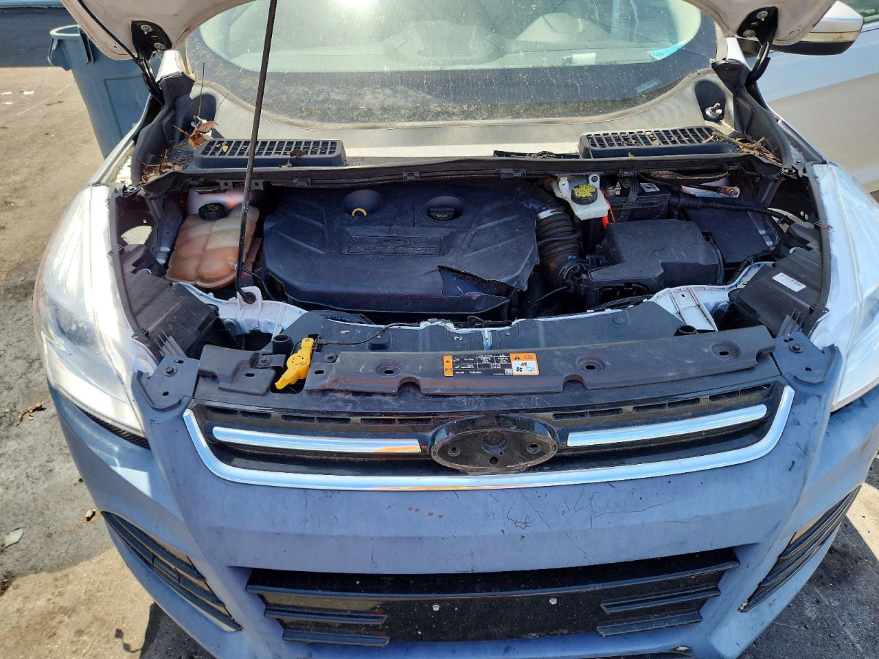 2015 Ford Escape Titanium Silver vin: 1FMCU9J91FUC46605