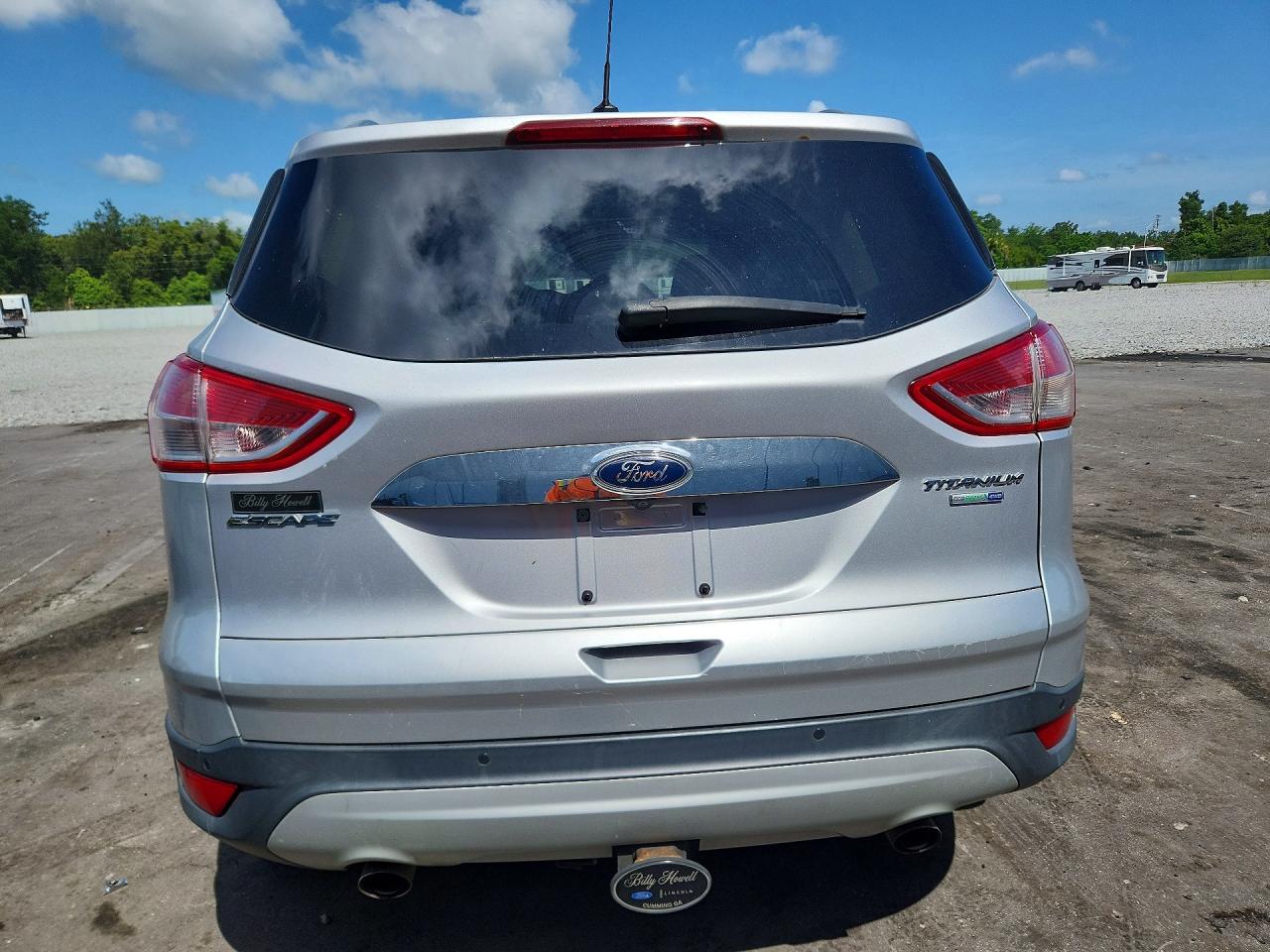 2015 Ford Escape Titanium Silver vin: 1FMCU9J91FUC46605